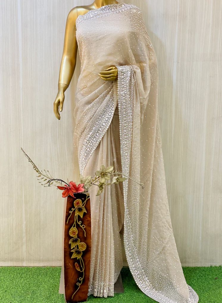 Buy Latest Designer Organza Sarees Online