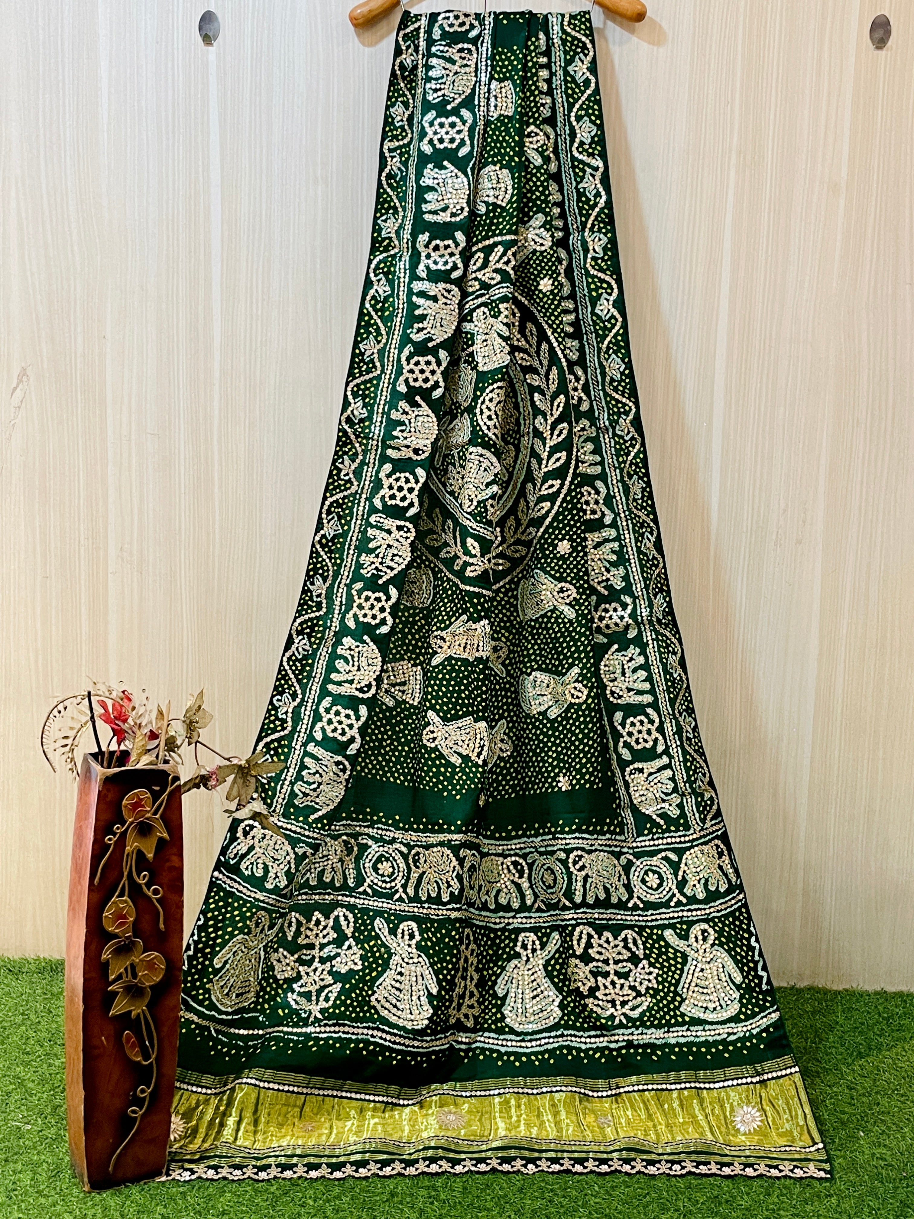 Pintu Pure Gajji Silk Dupatta