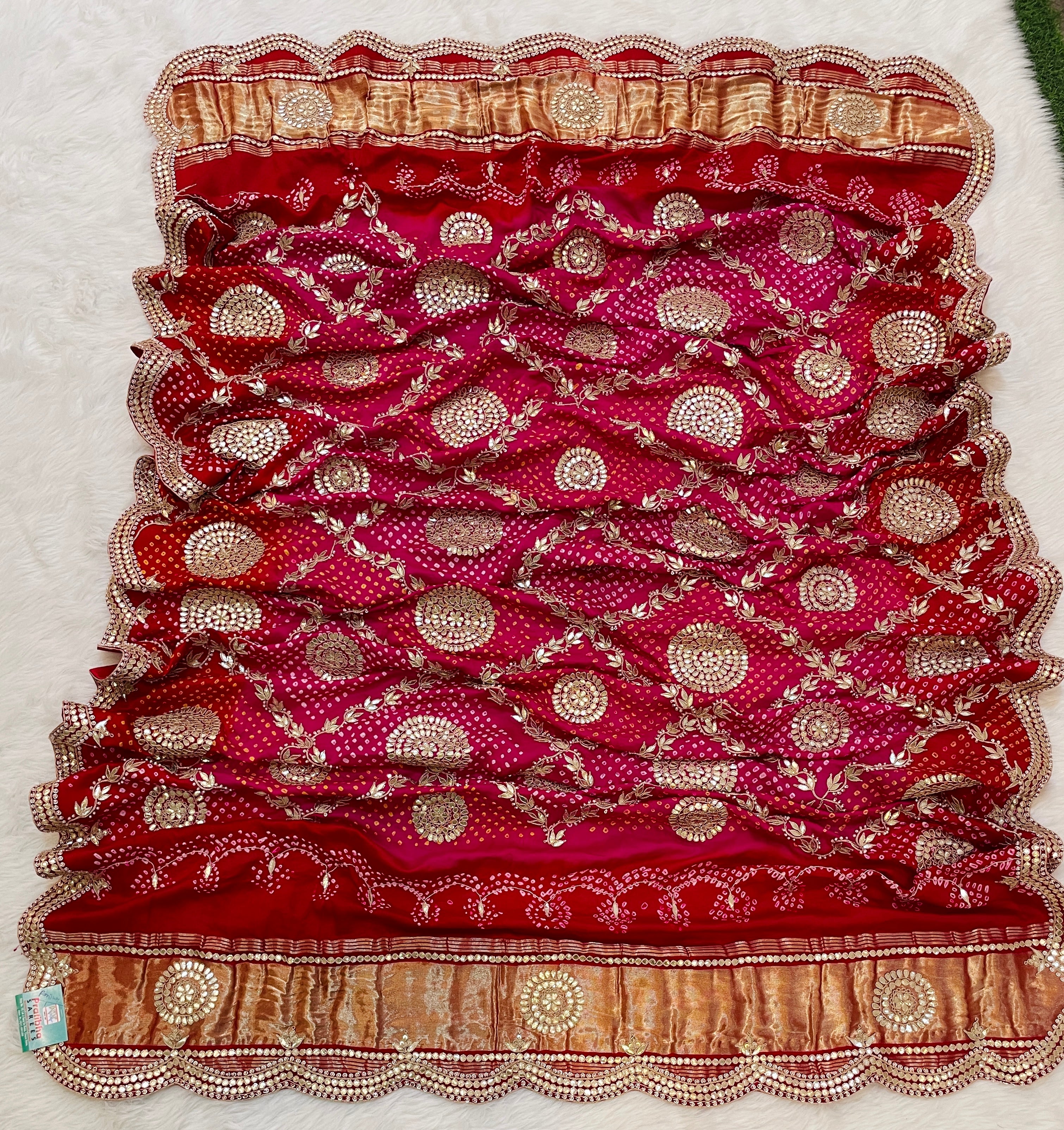 Manisha Pure Gajji Silk Dupatta