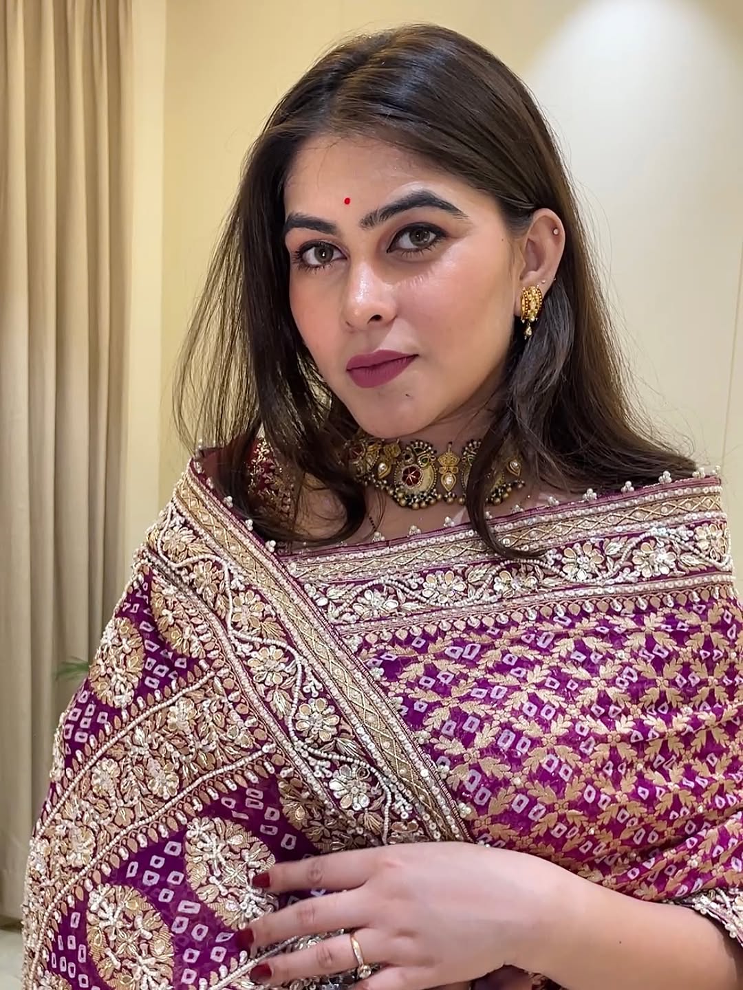 Divya Bandhani Saree