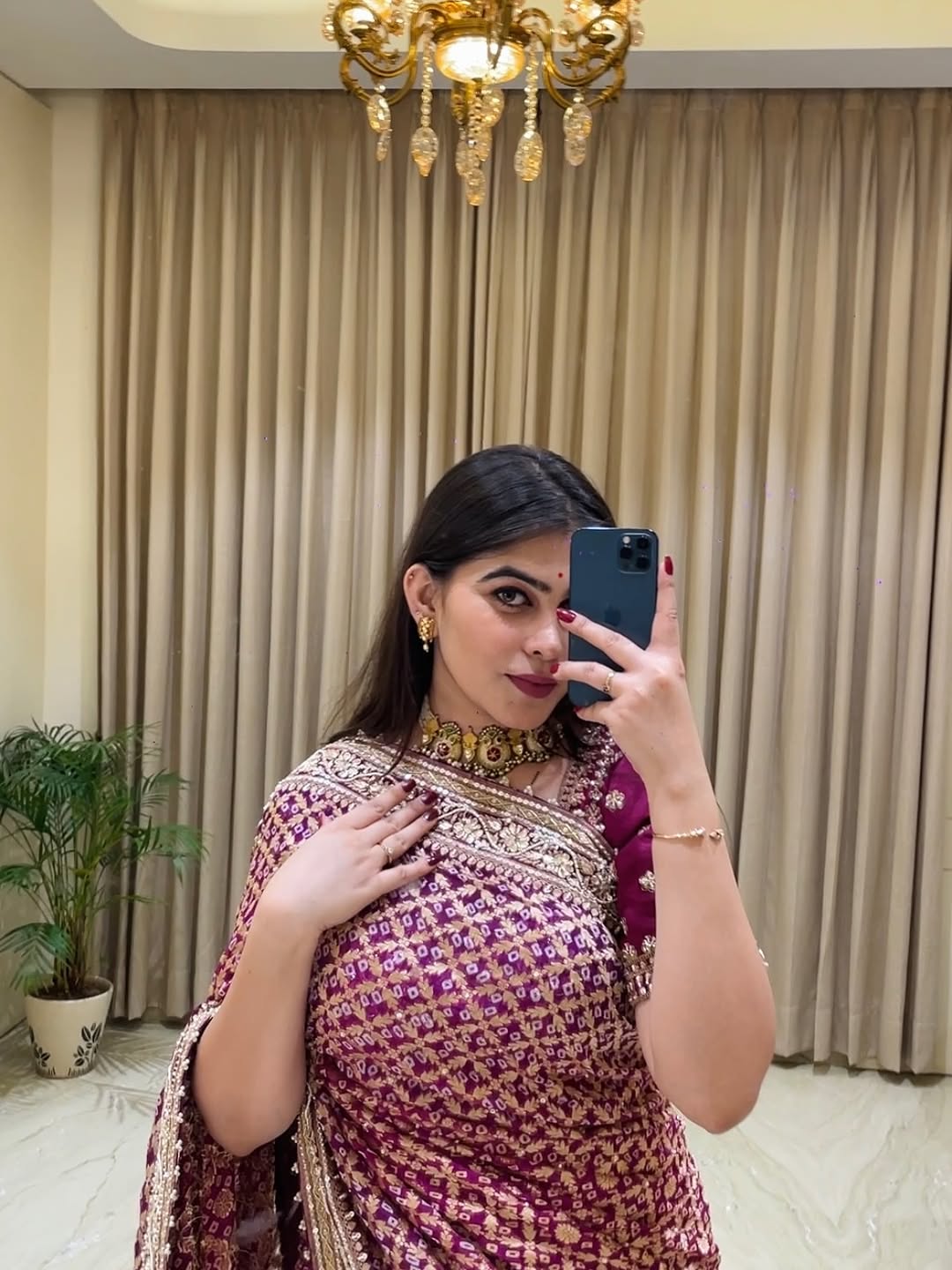 Divya Bandhani Saree