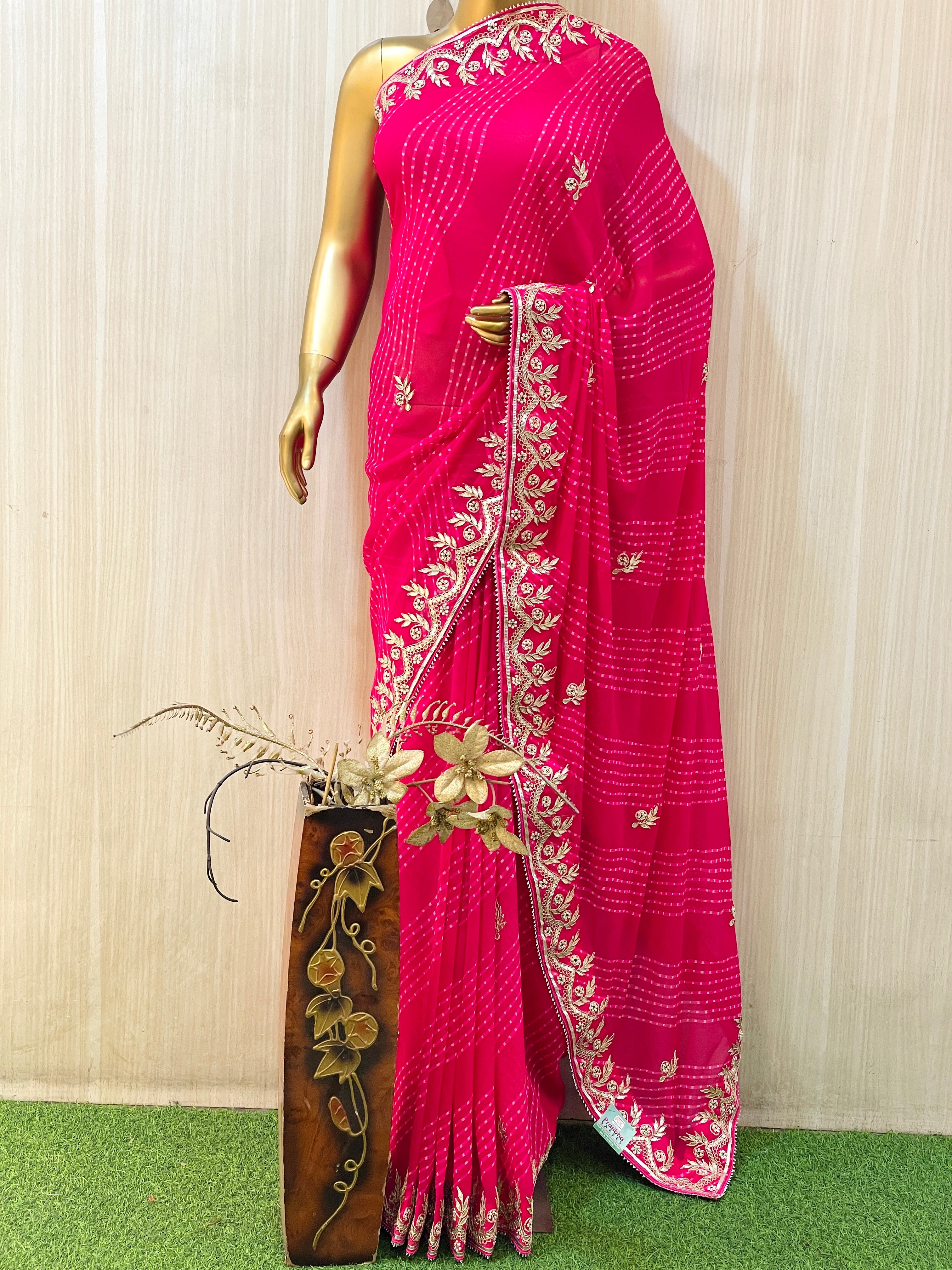 Bhawisha Leheriya Saree
