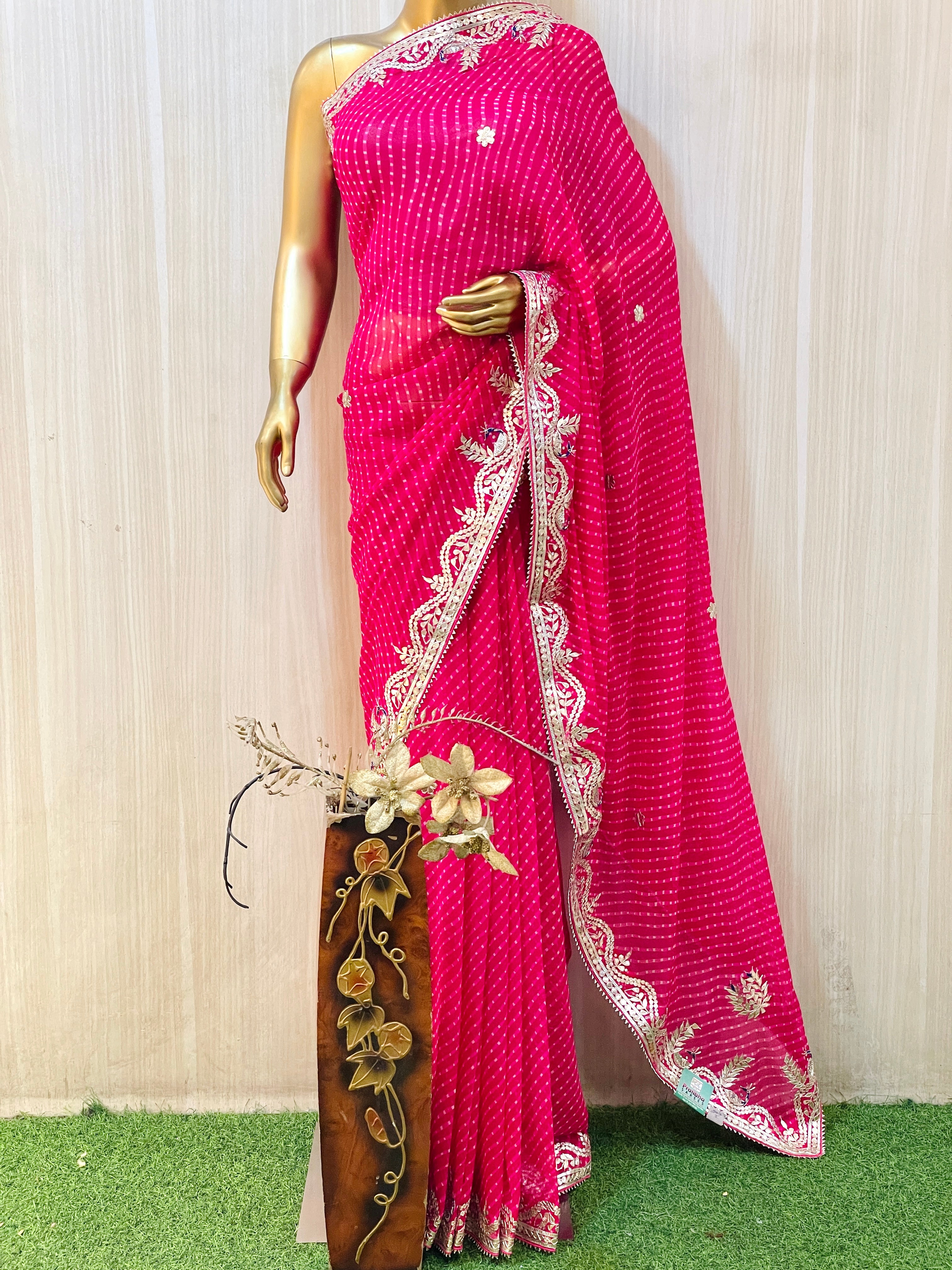 Rashmika Leheriya Saree