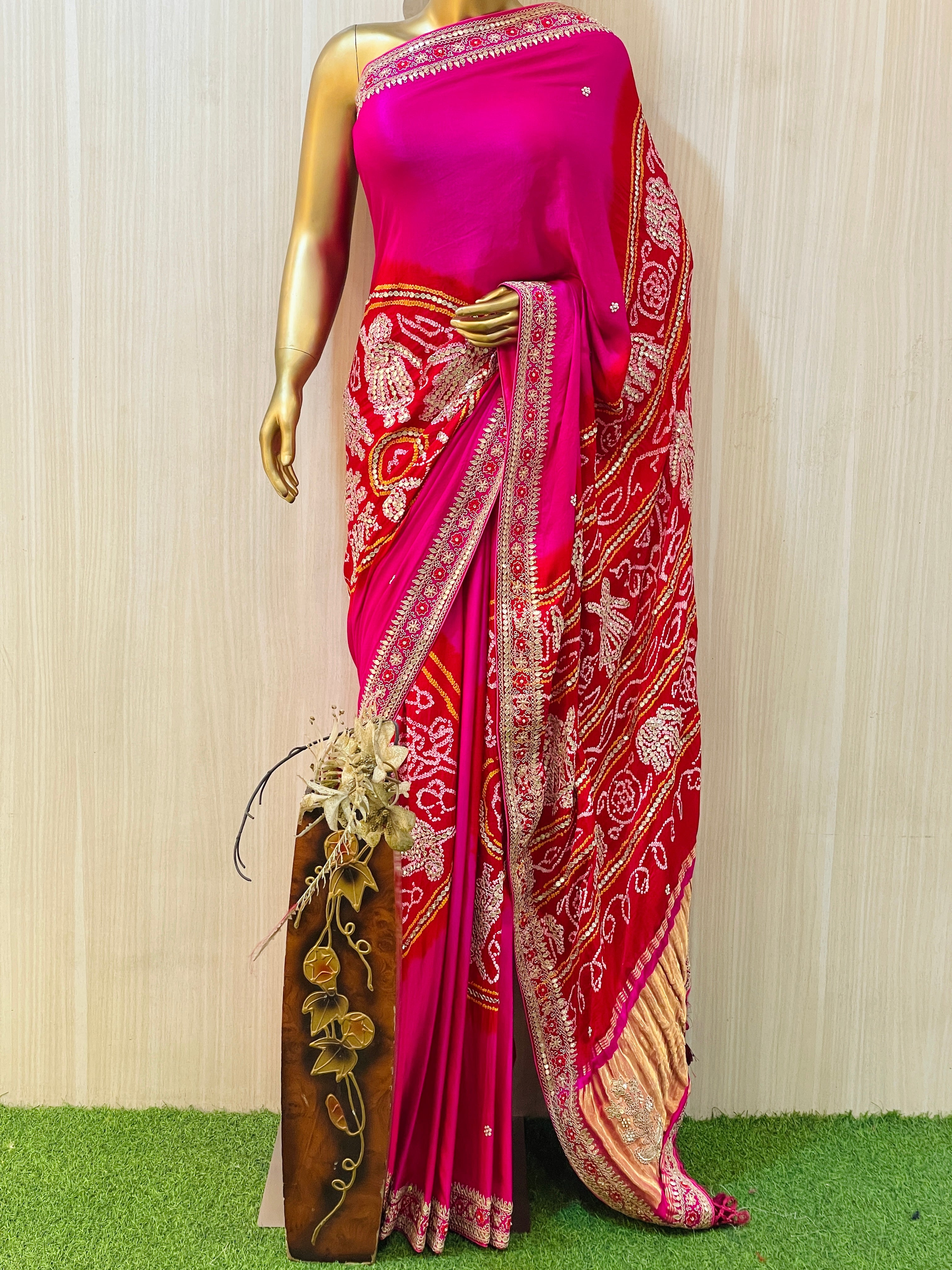 Shilpa shetty Gaji Silk Saree