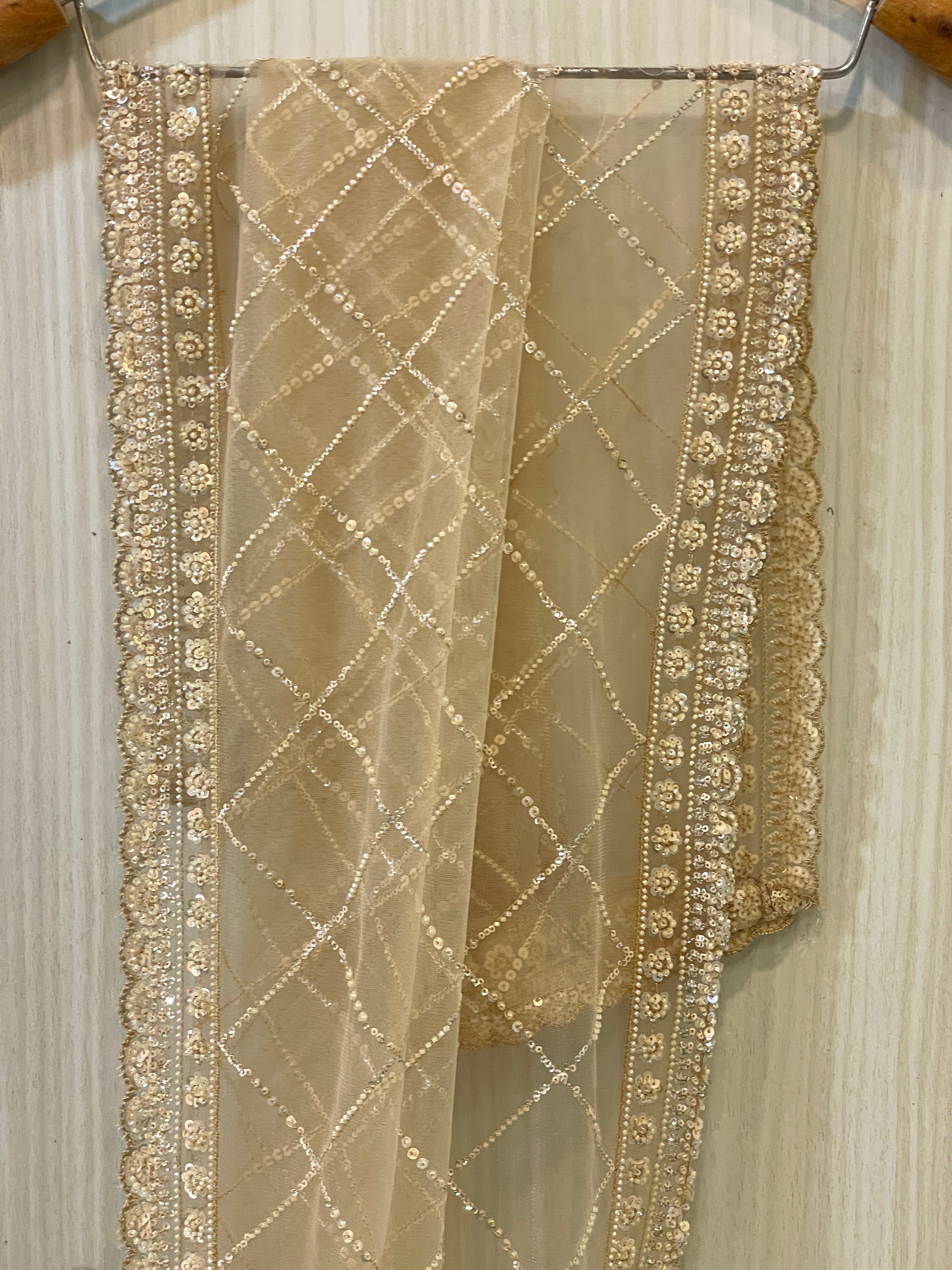 Zarika Gold Georgette Lehenga