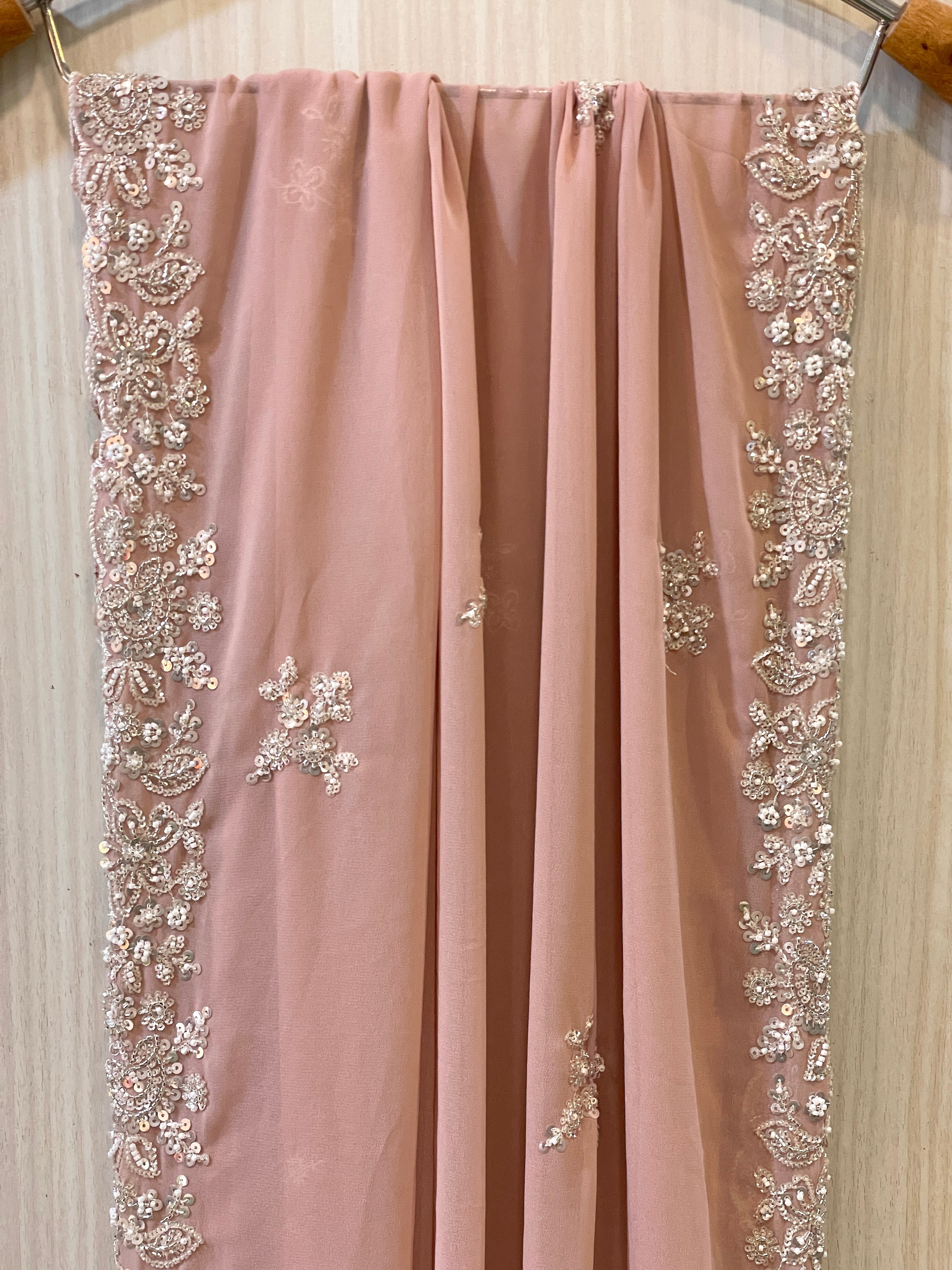 Ruhani Pink Georgette Lehenga
