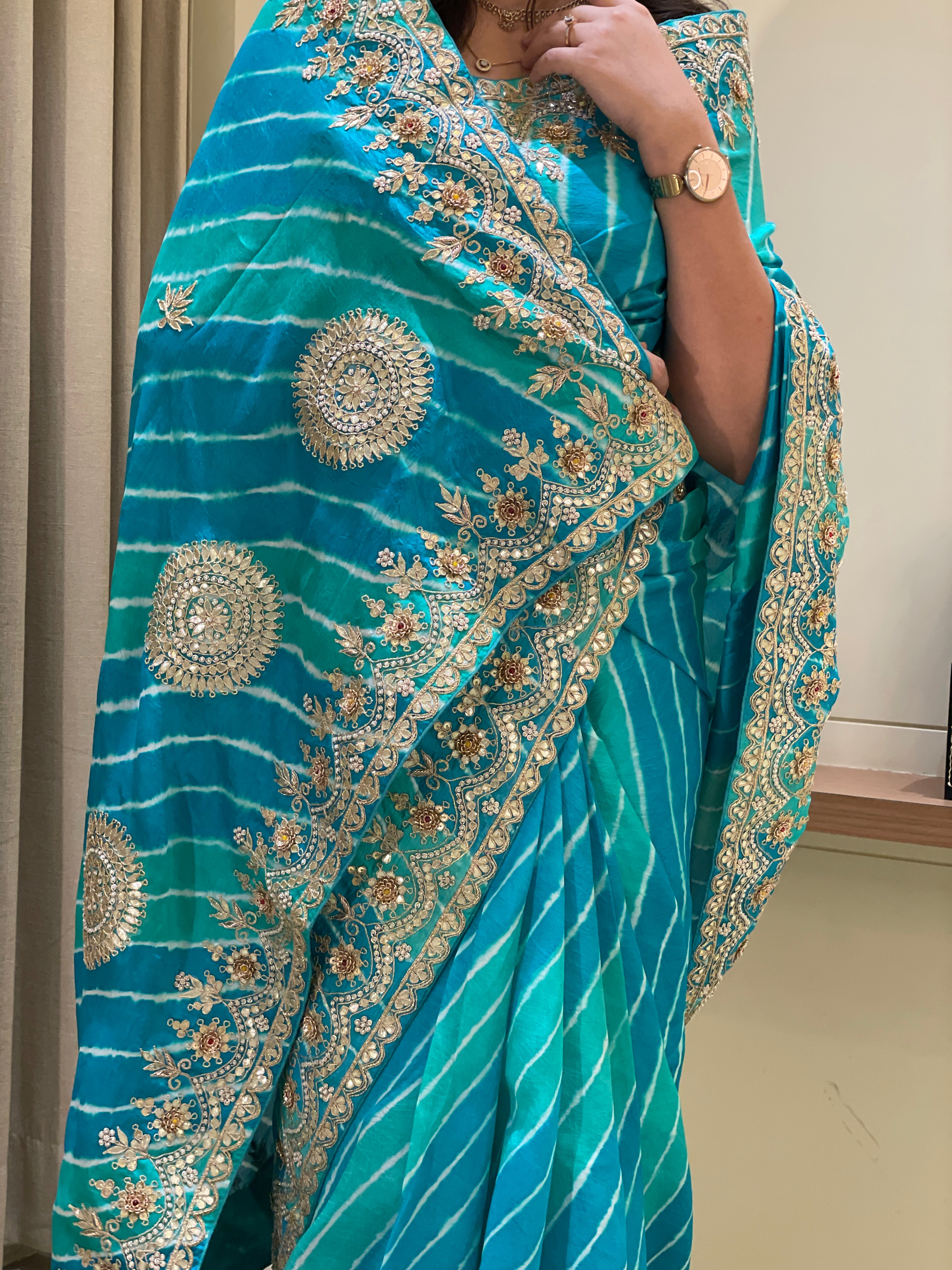 Vishakha Leheriya Saree