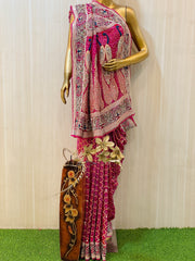 Anshika Pure Meenakari Khadi Georgette Saree