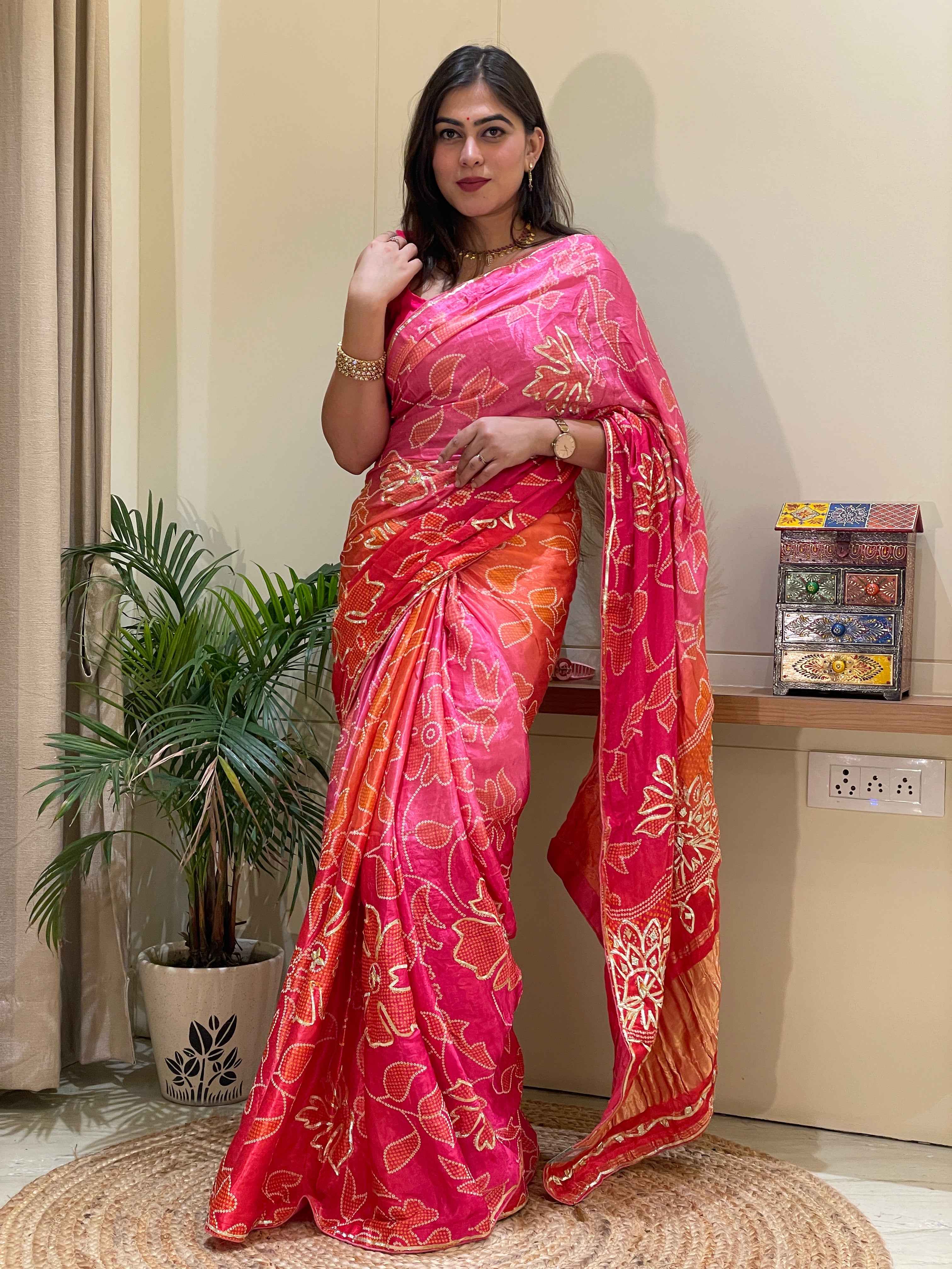 Manvi Gajji Silk Saree
