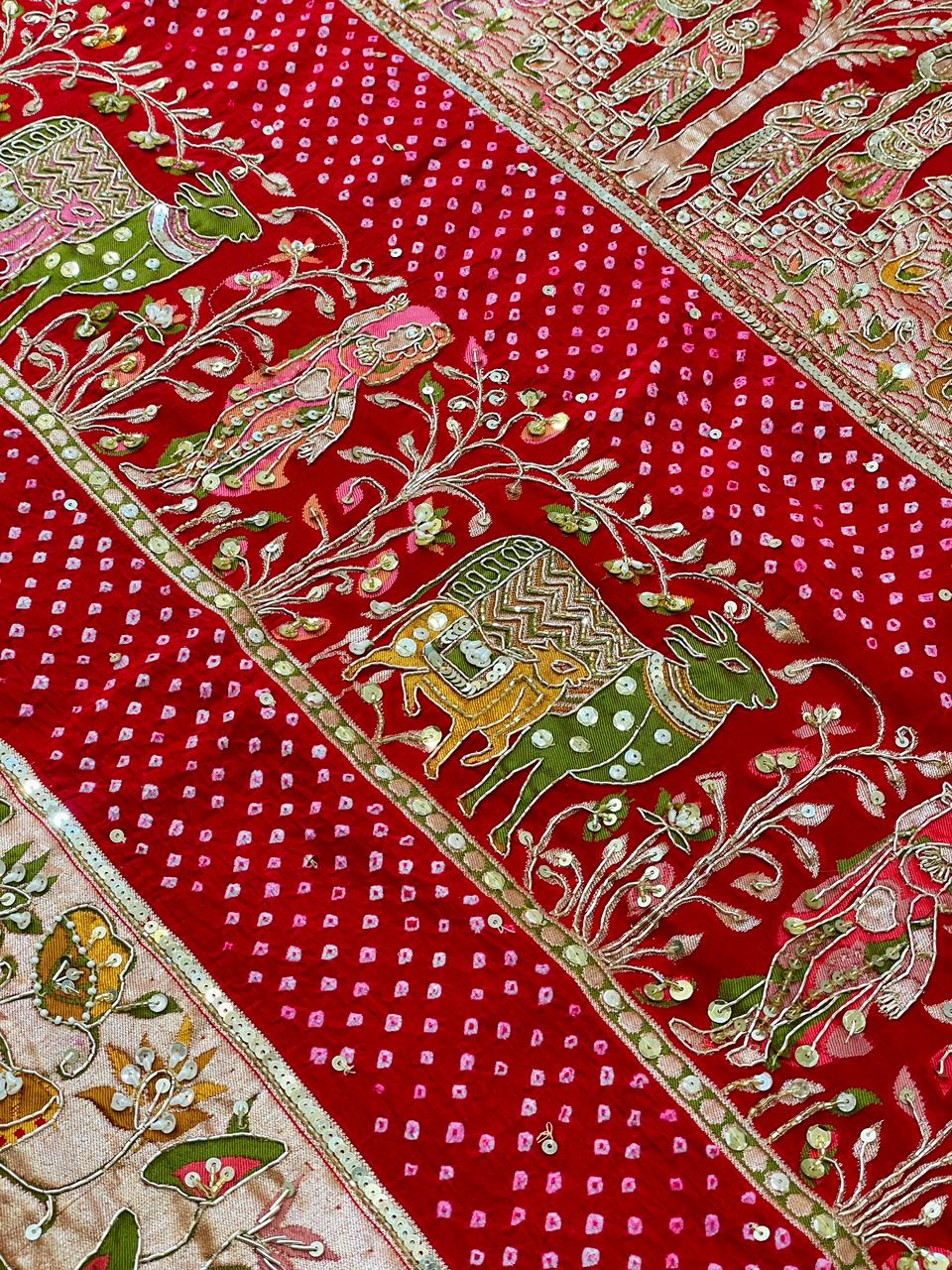 Noor Aabha Kadwa Zari Dupatta