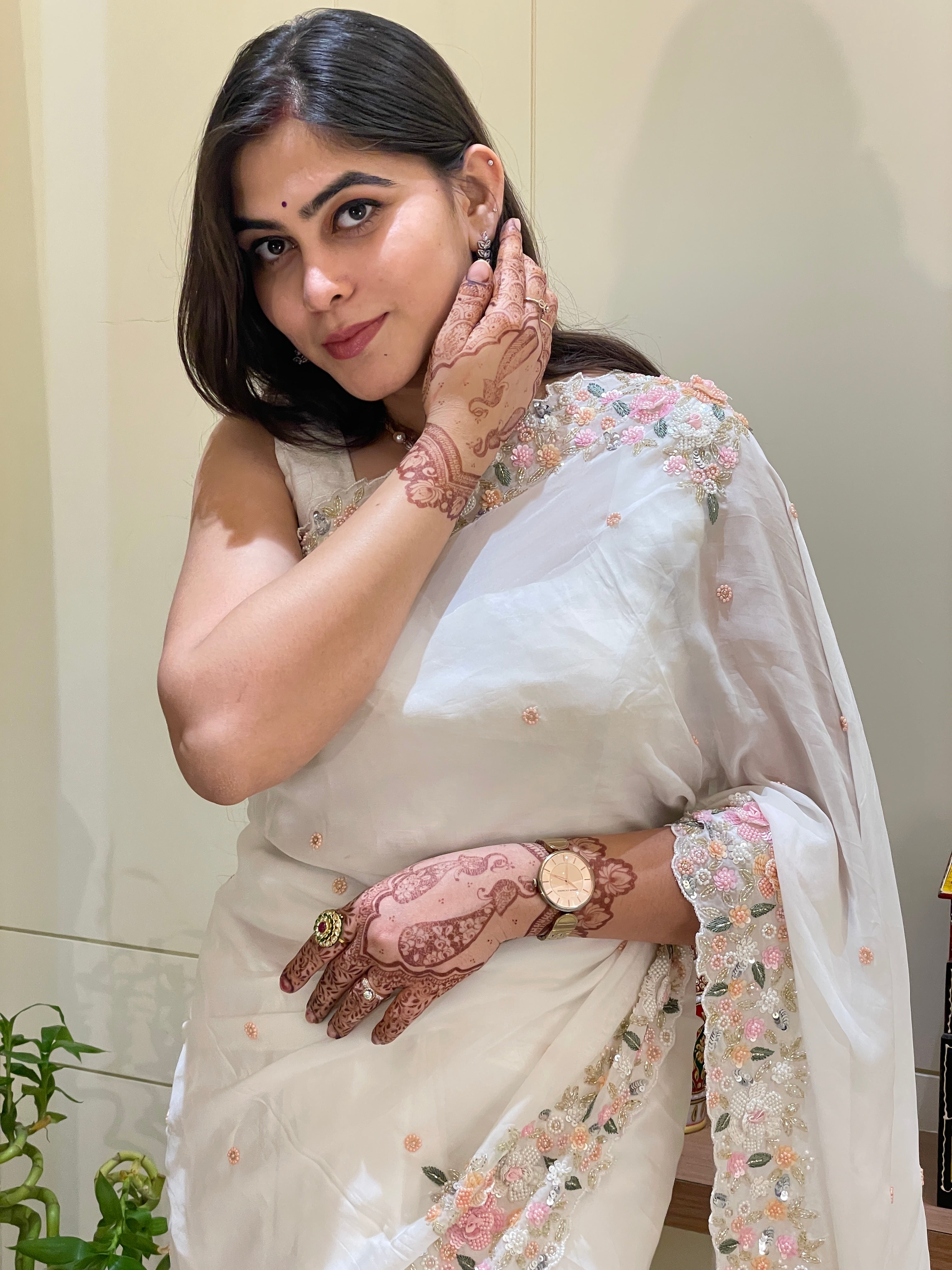 Neha Pearl Dream Organza Saree