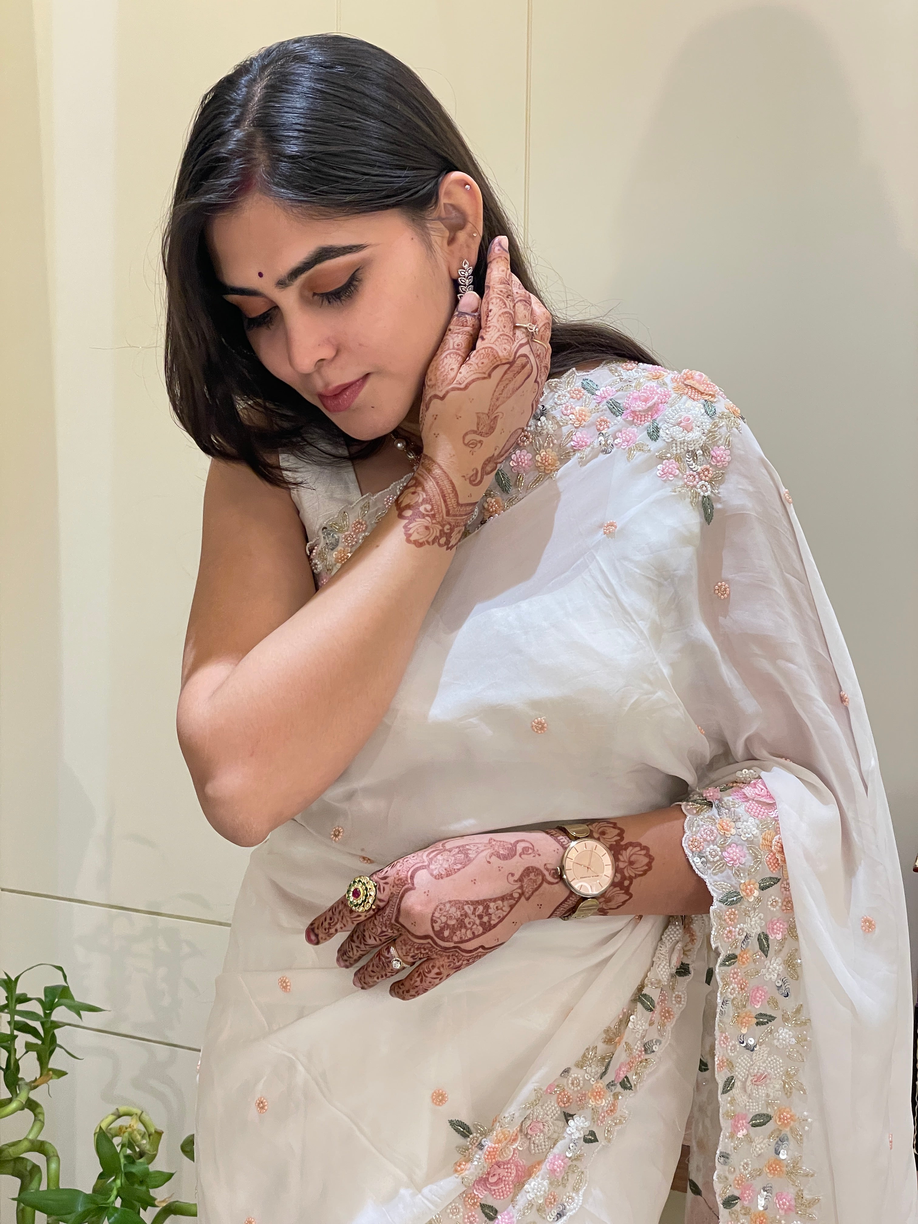 Neha Pearl Dream Organza Saree