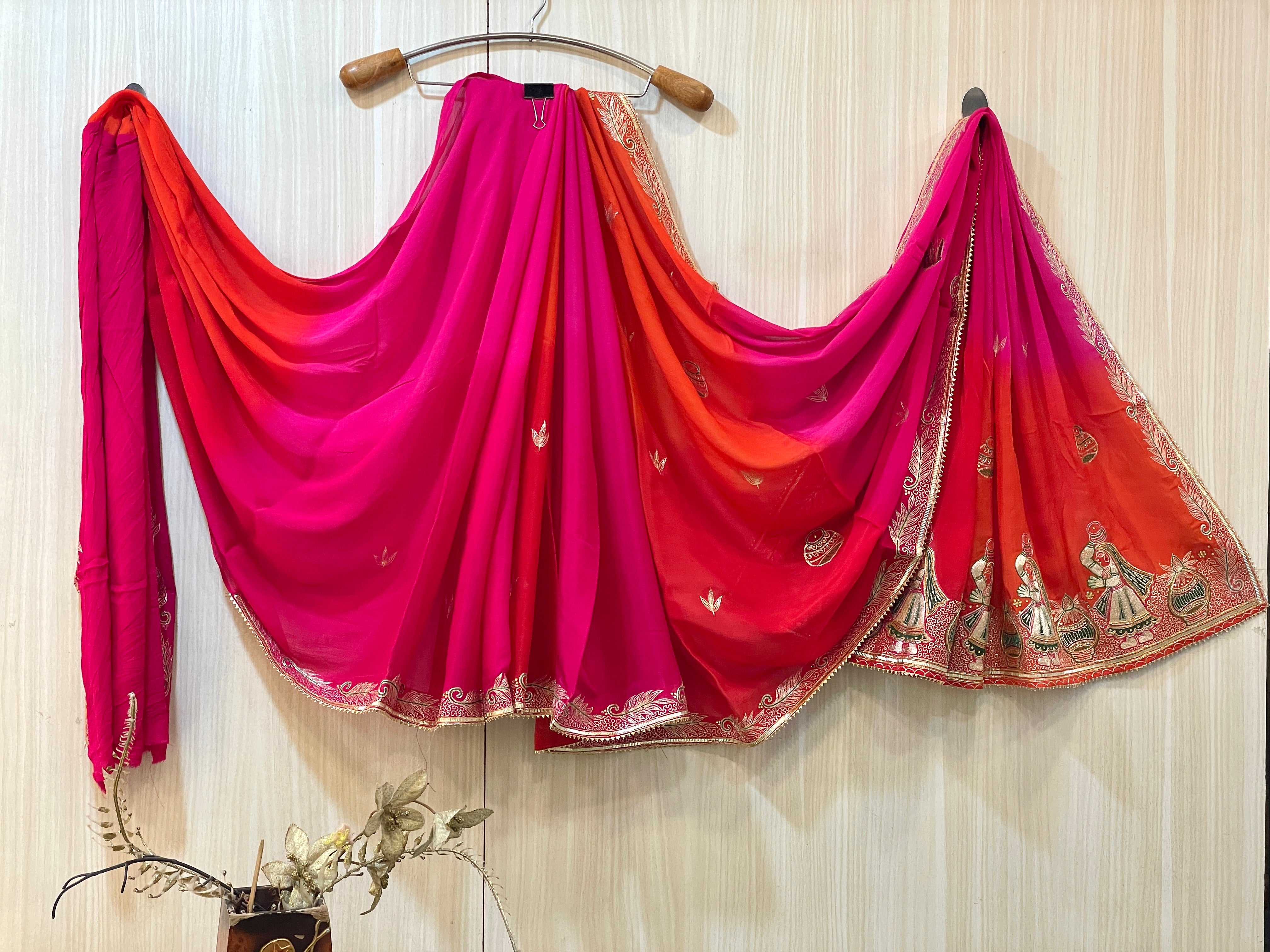 Anita Crepe Saree