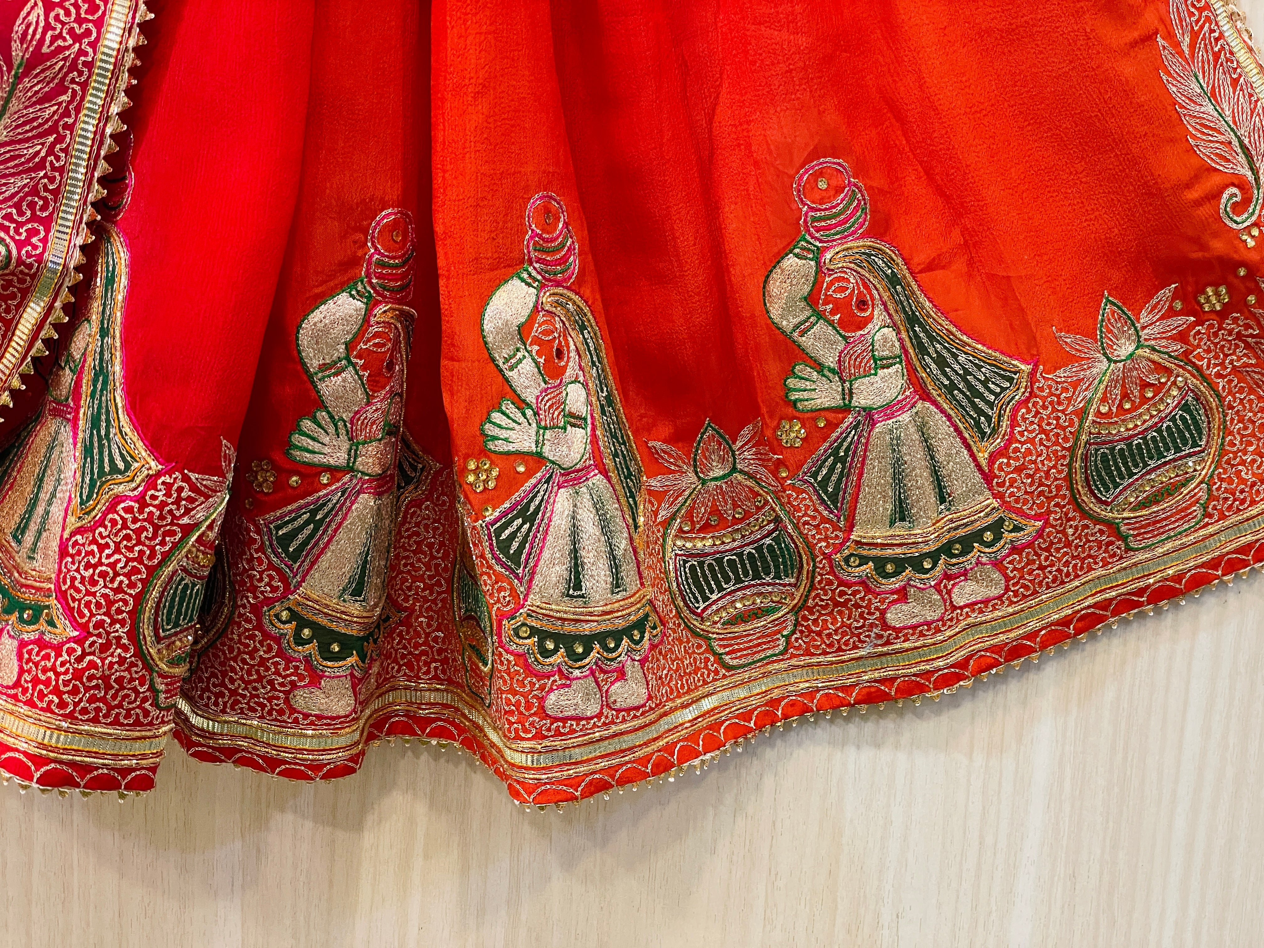 Anita Crepe Saree