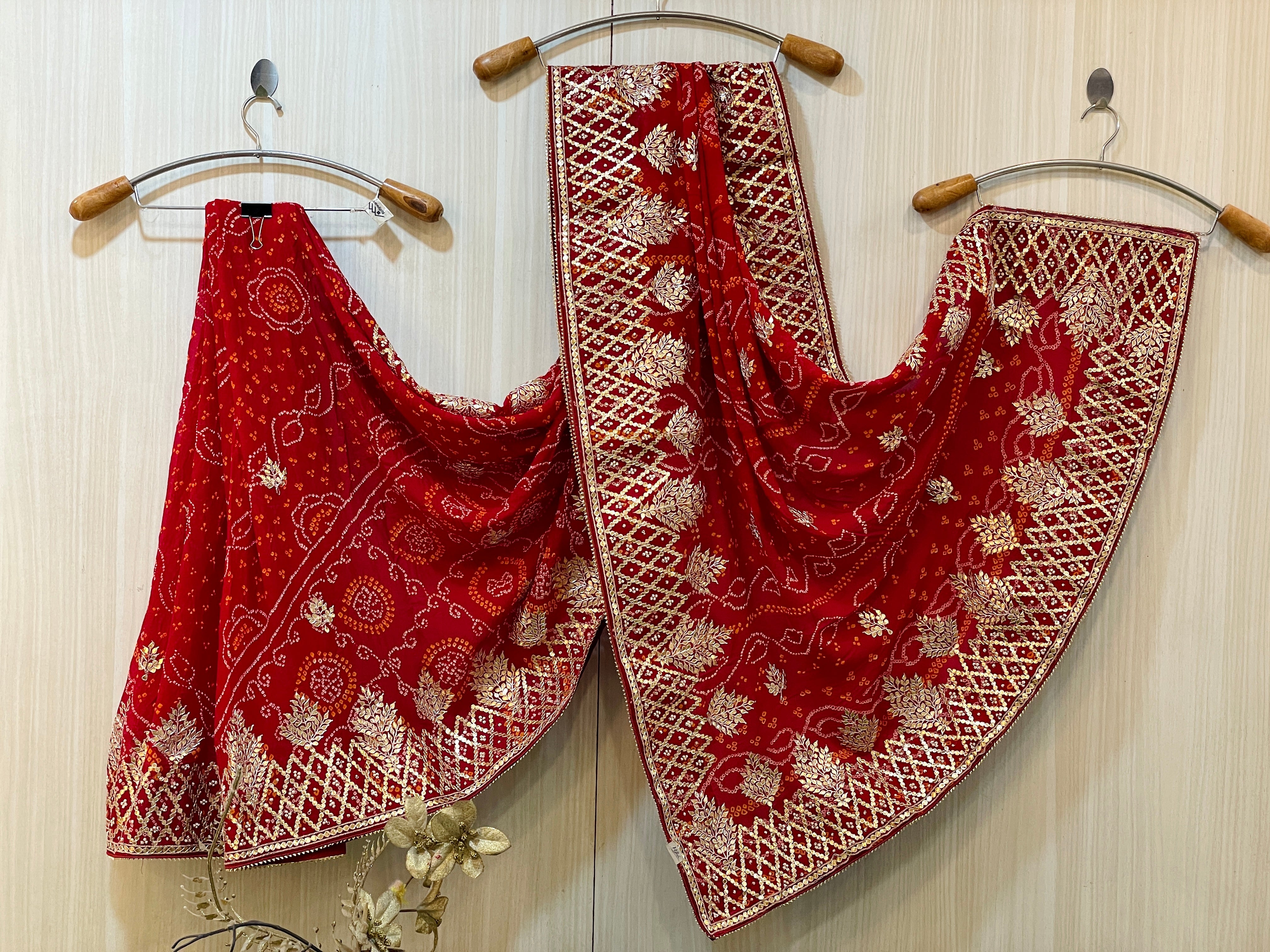 Manisha Georgette Bandhani Saree