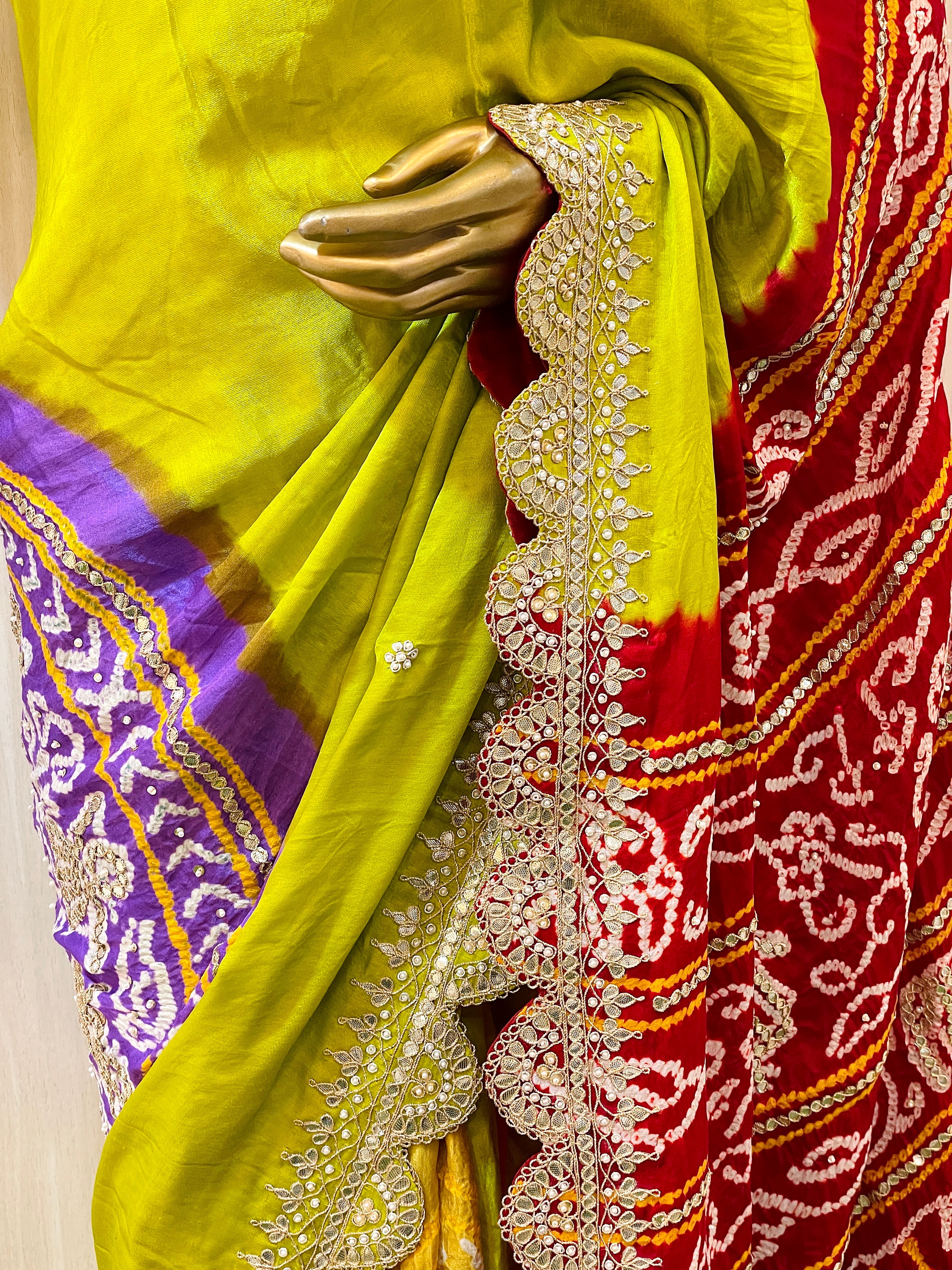 Vinaya Multi Colour Gaji Silk Saree