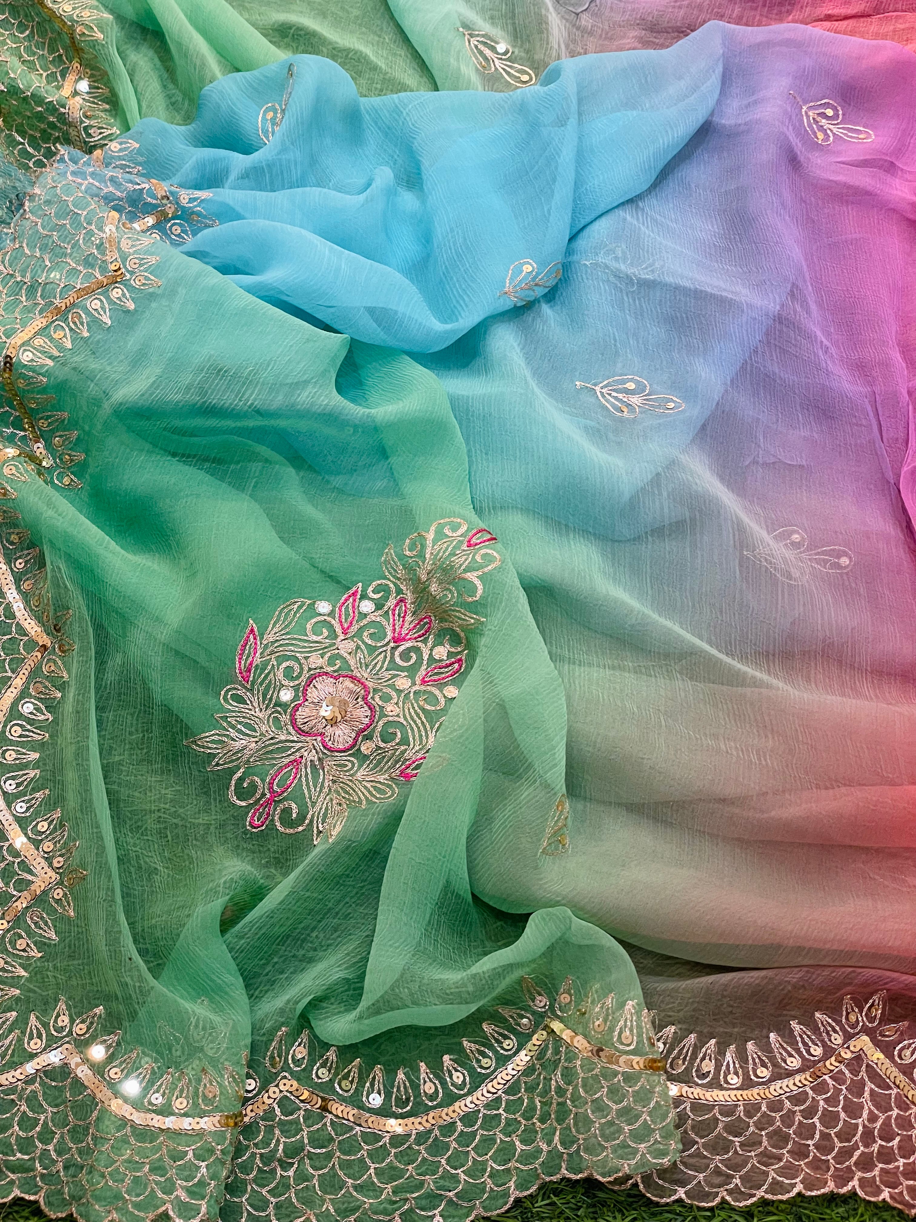 Tanya Chiffon Saree