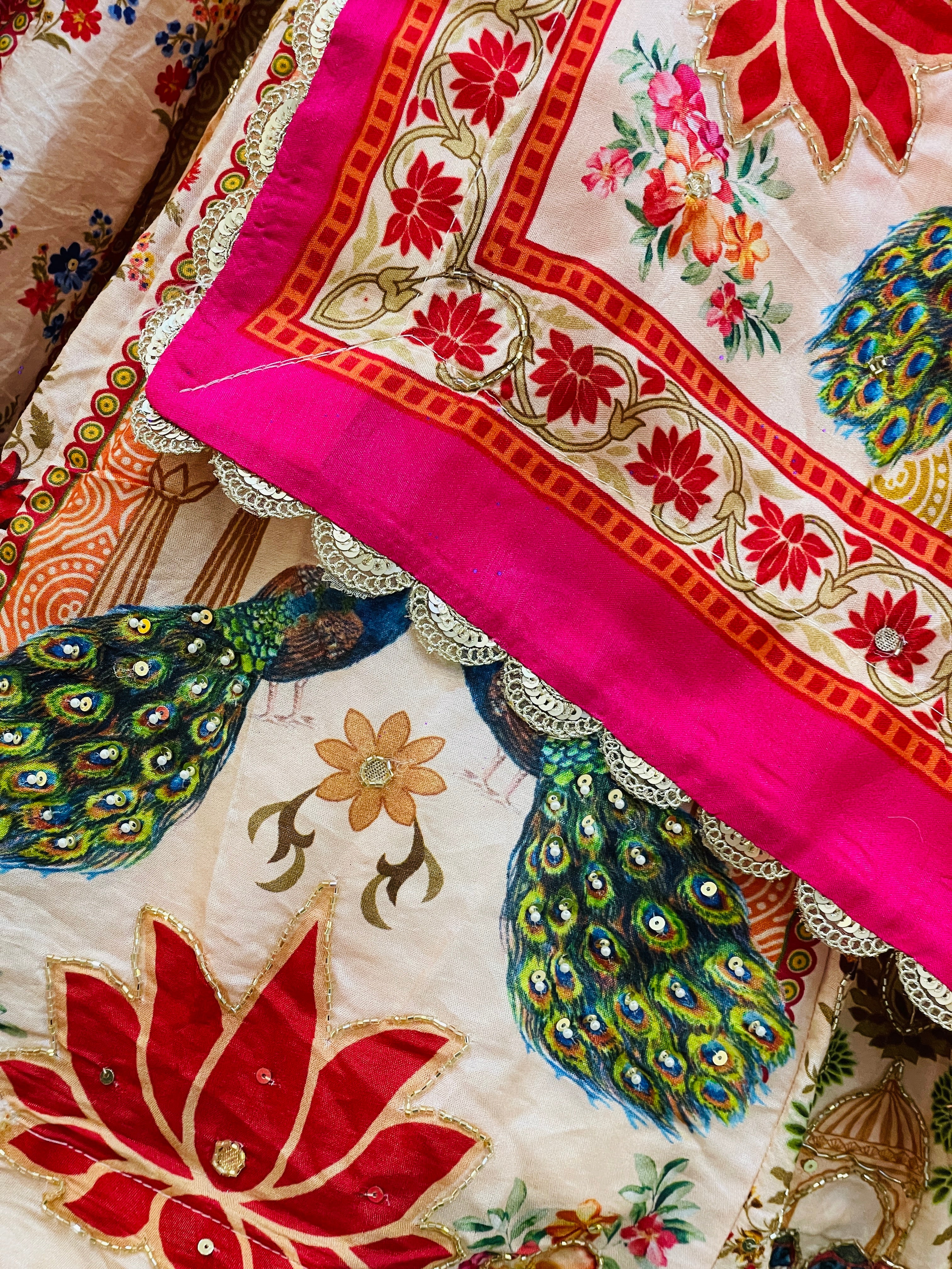 Vinita Pure Crepe Silk Lehnga