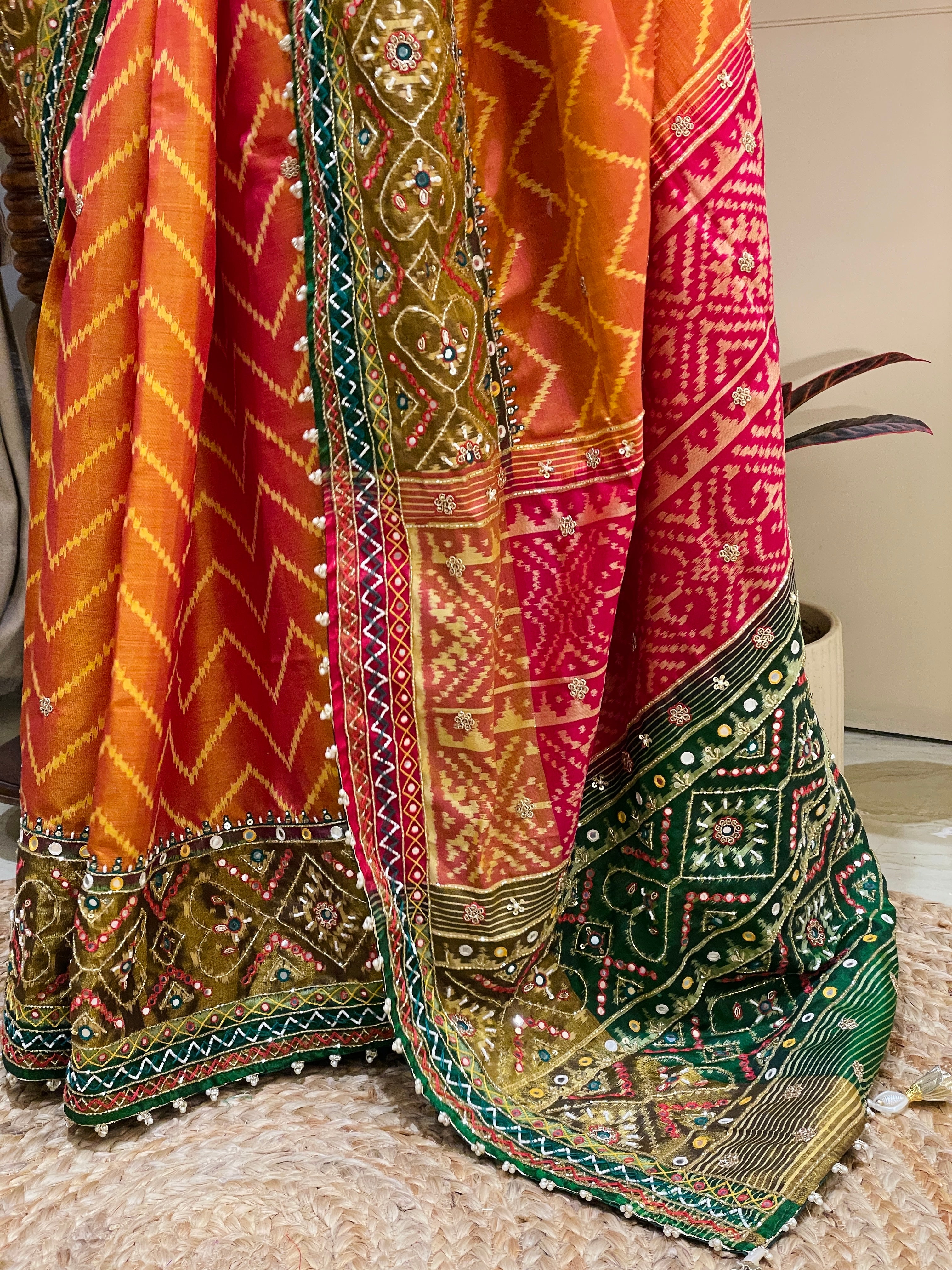 Noorani Patola Silk Saree