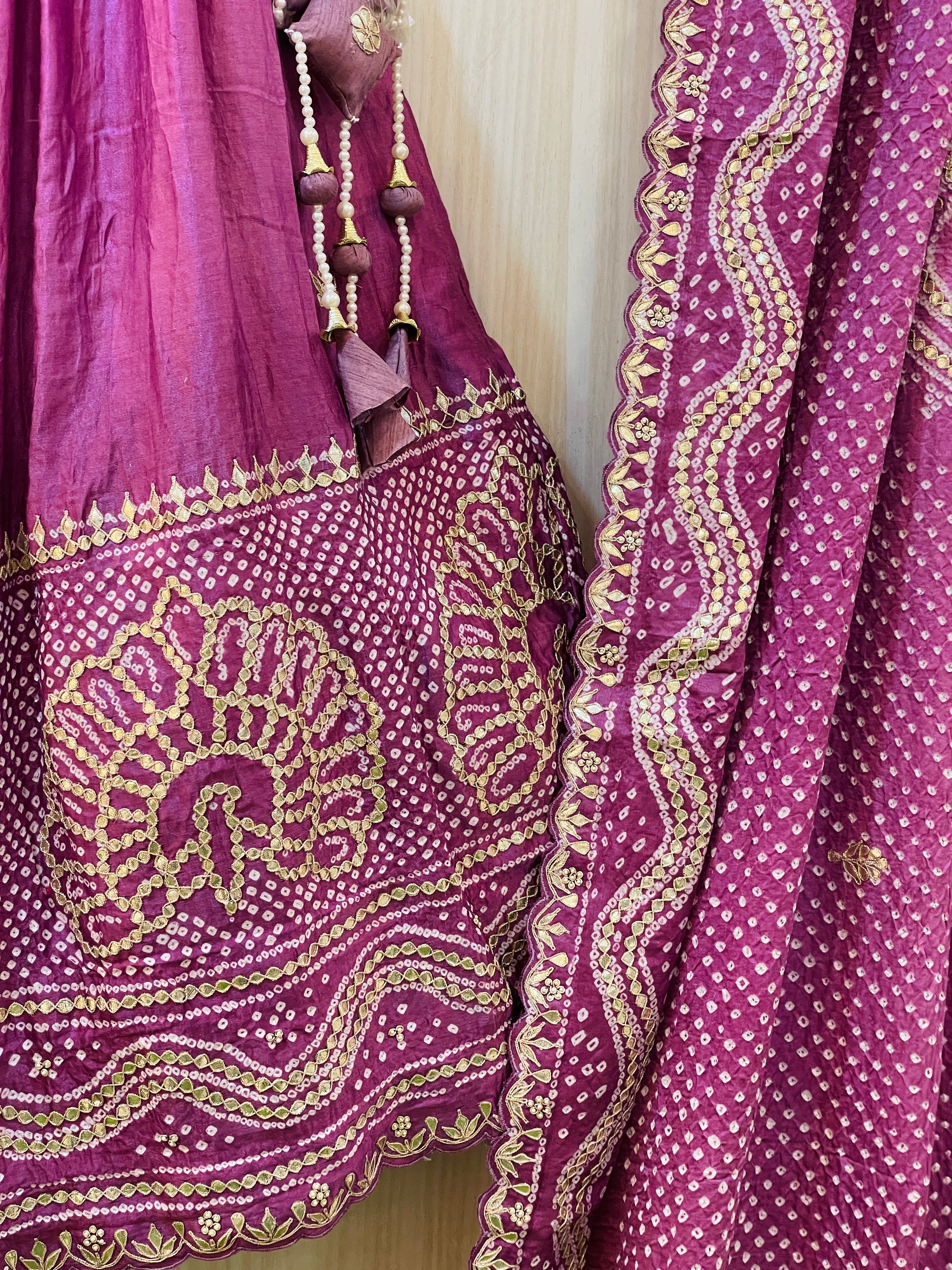 Samina Gajji Silk Lehenga