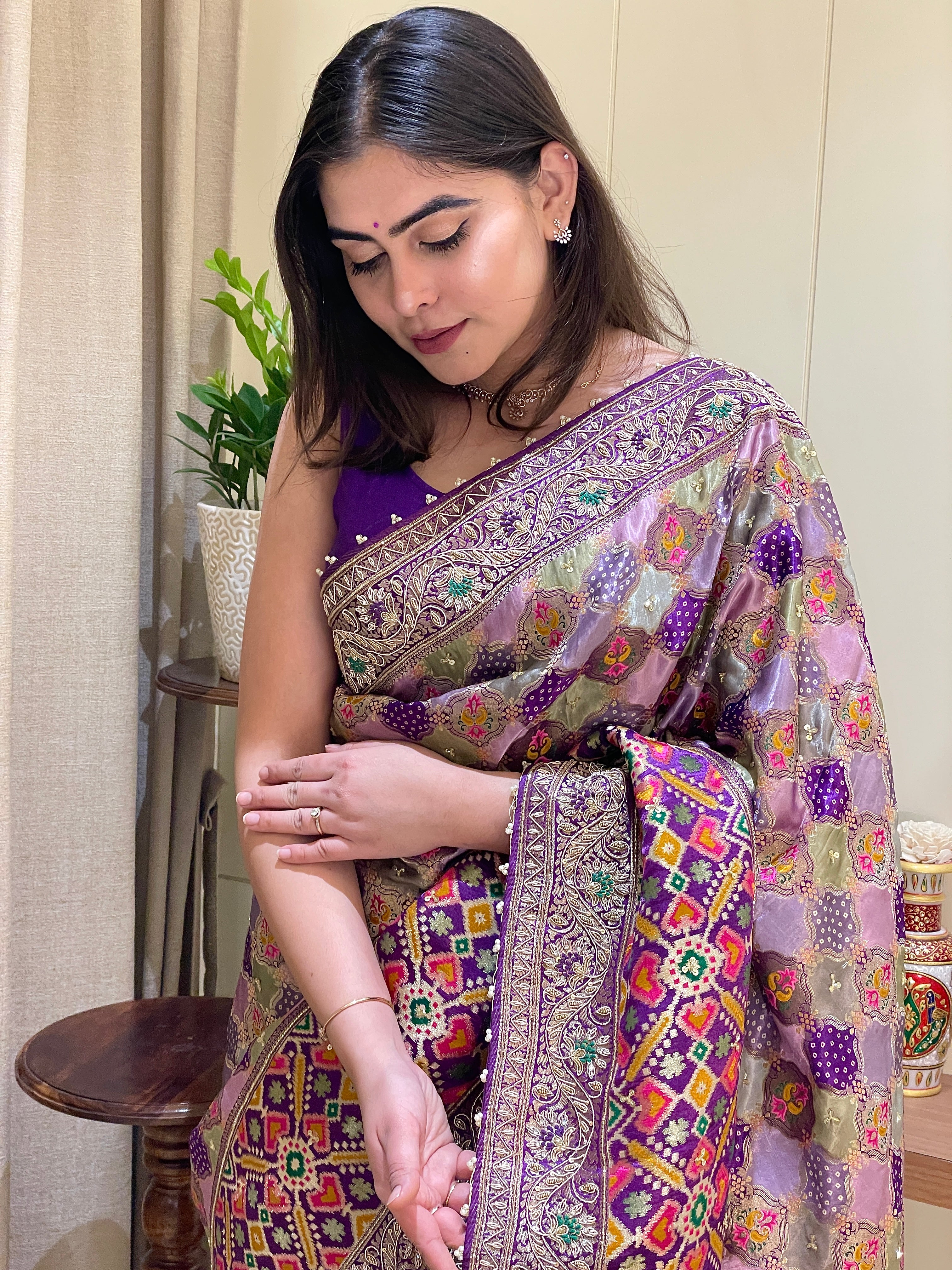 Zarika Muga Silk Banarasi Saree