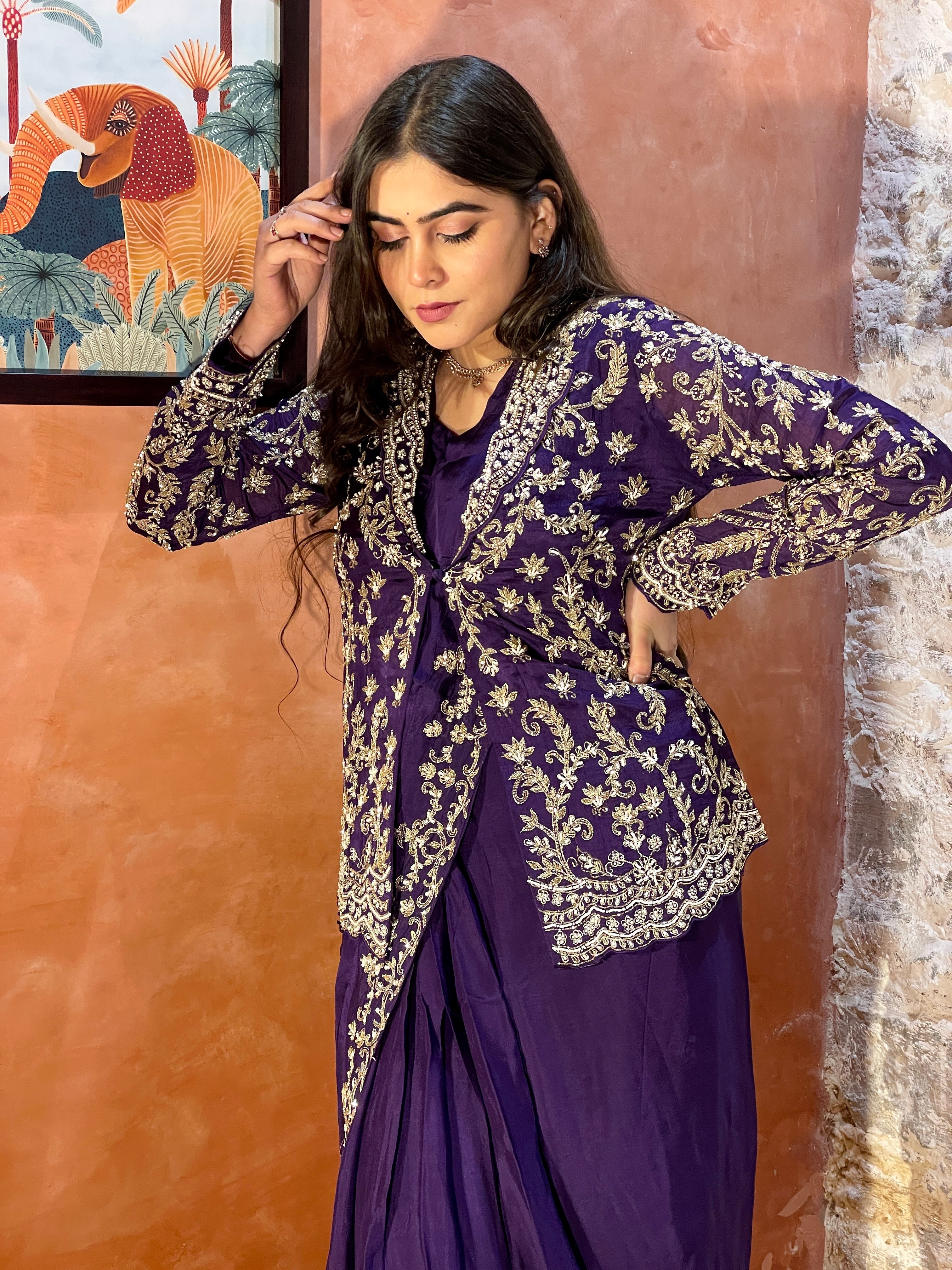 Mila Pre Drape Saree