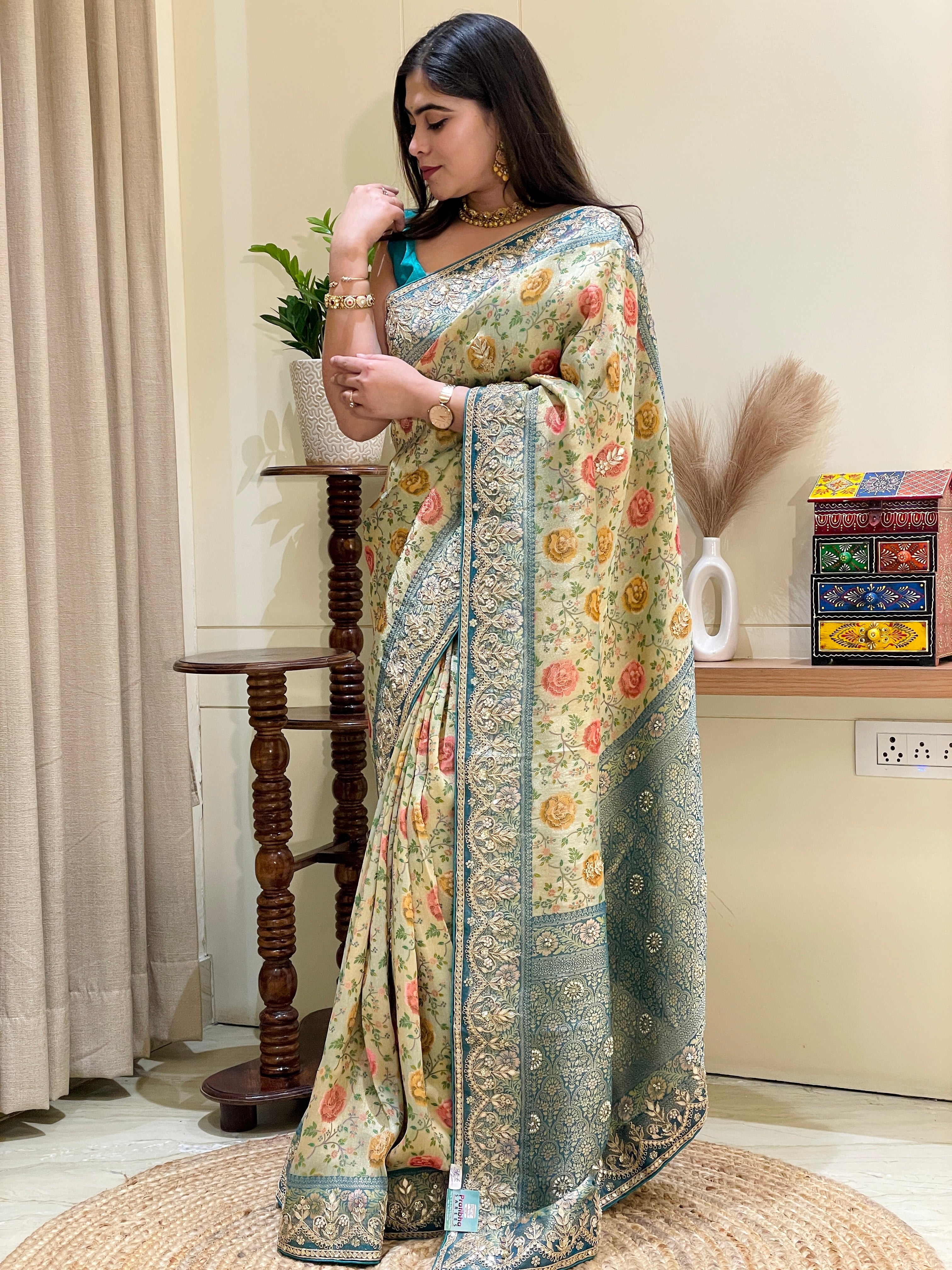 Anaita Banarasi Tissue Silk Saree