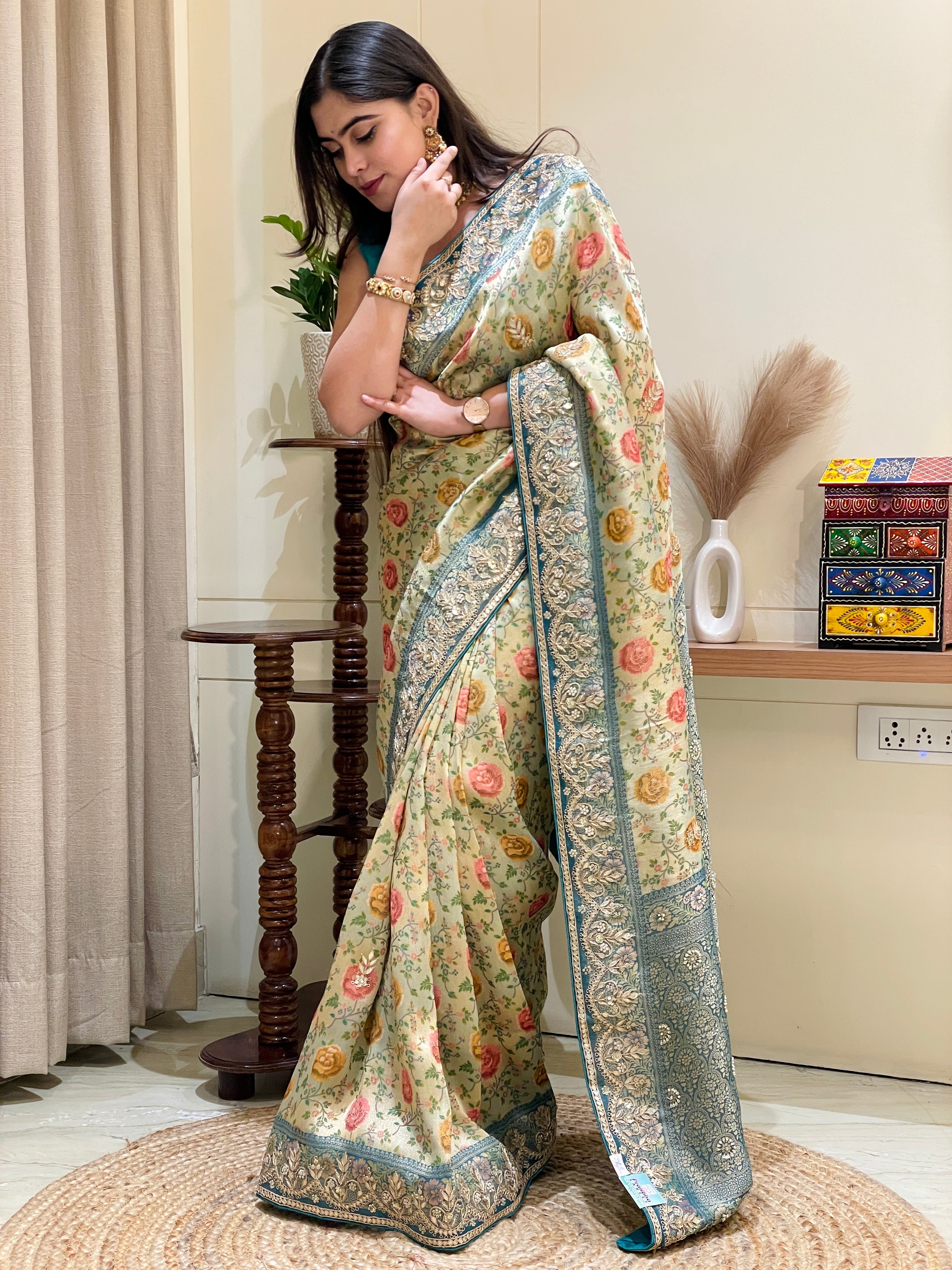Anaita Banarasi Tissue Silk Saree