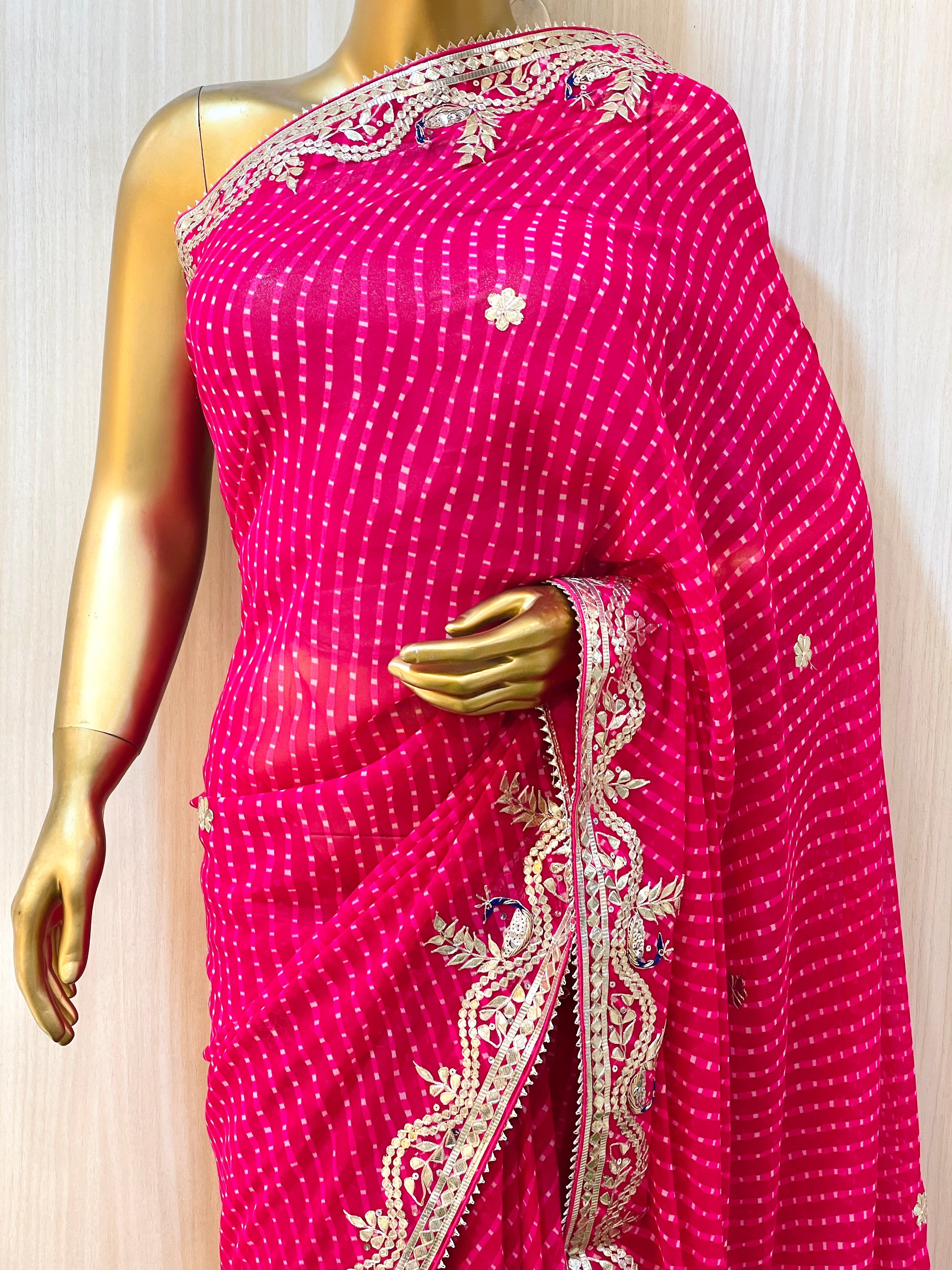 Rashmika Leheriya Saree