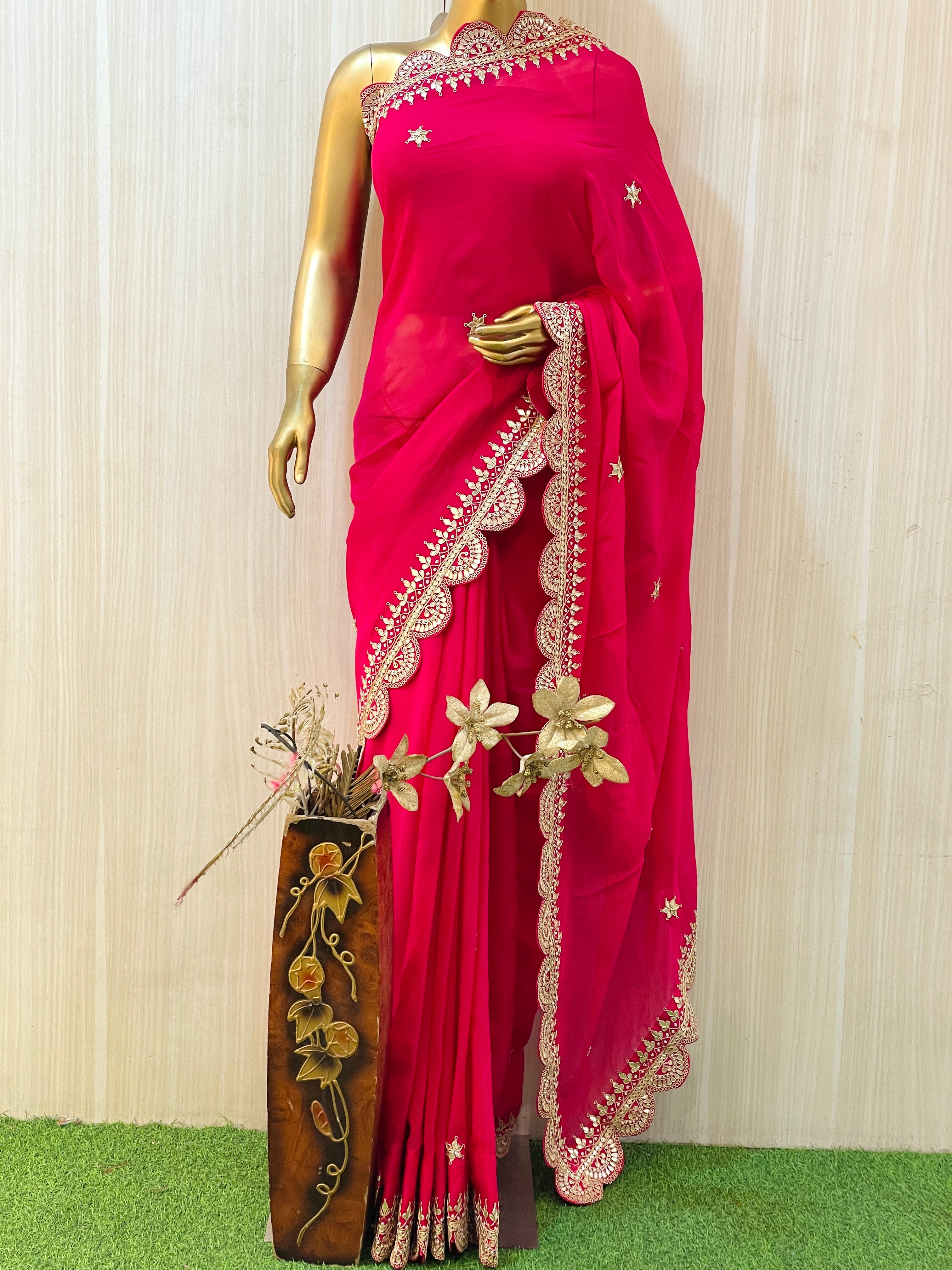 Karani Organza Saree