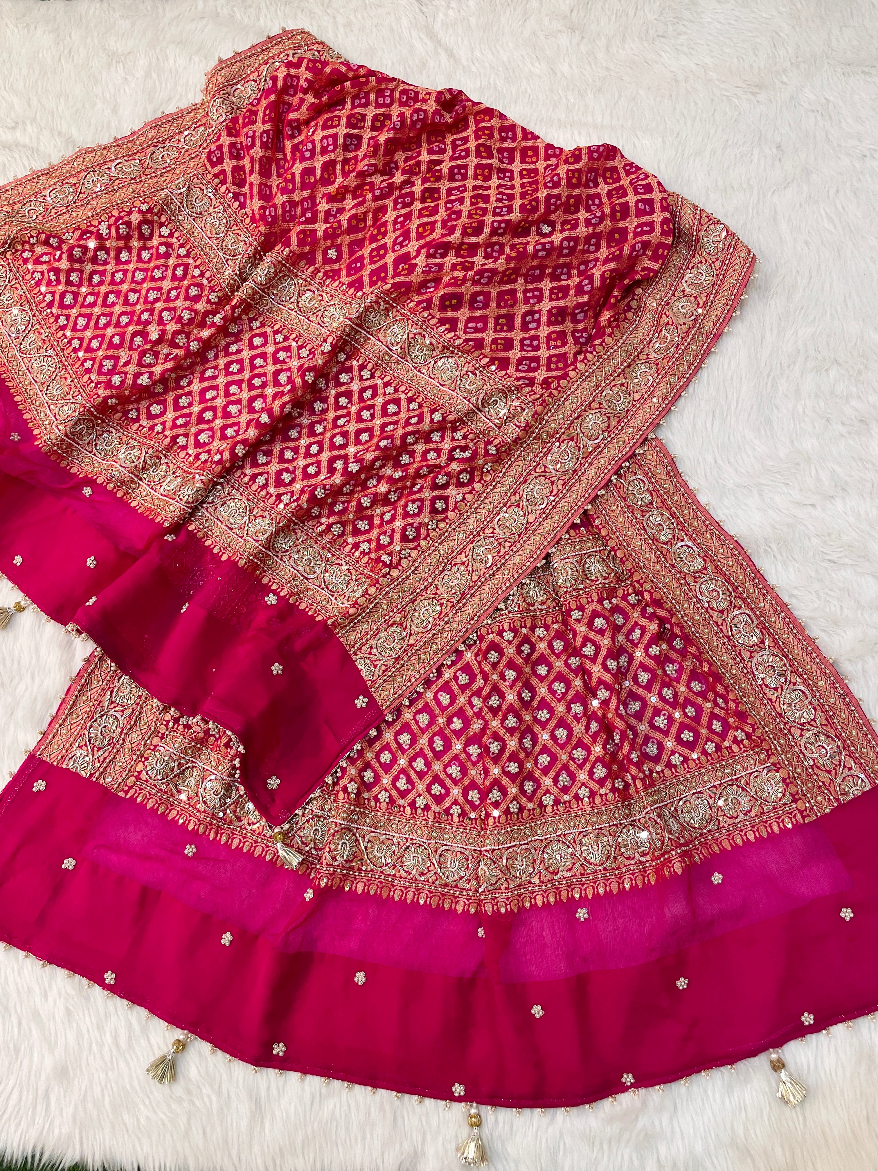 Ambika Pure Khadi Georgette Dupatta