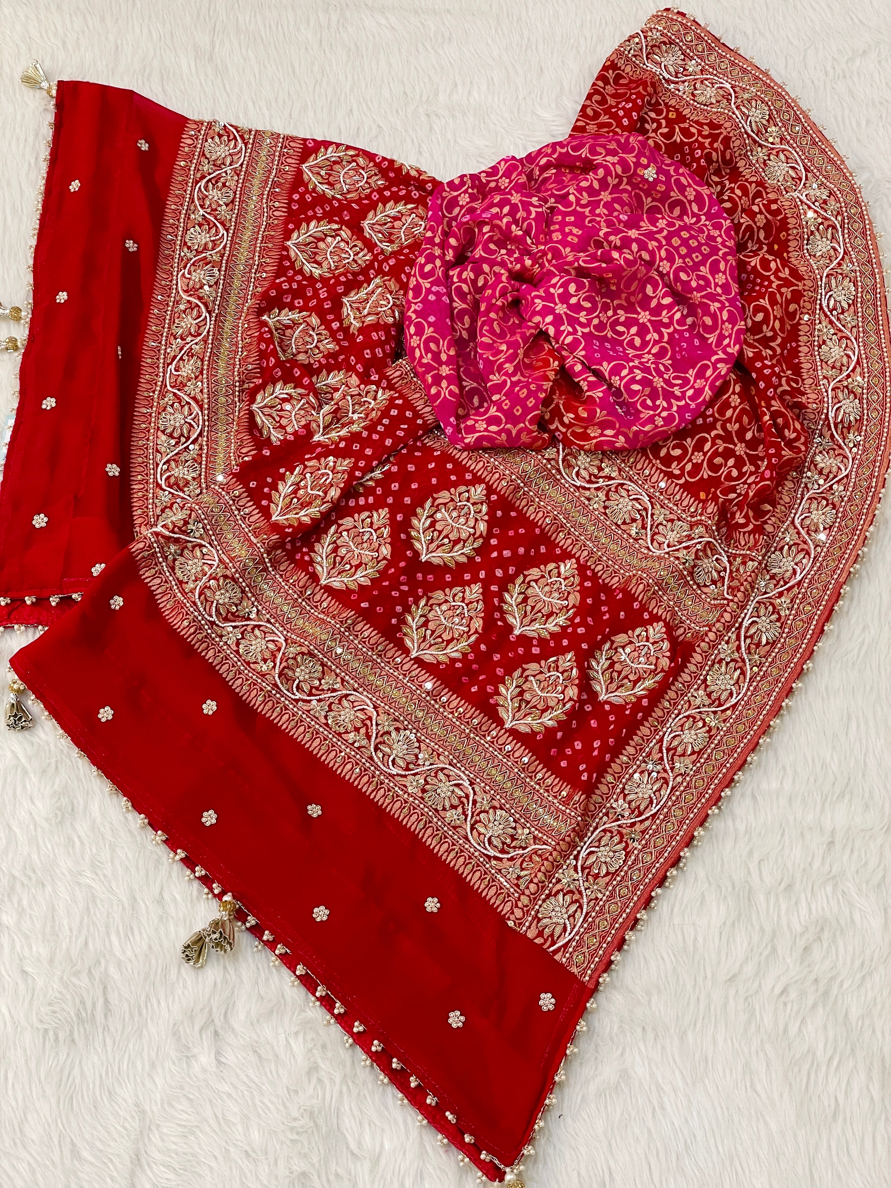 Aarohi Pure Khadi Georgette Dupatta
