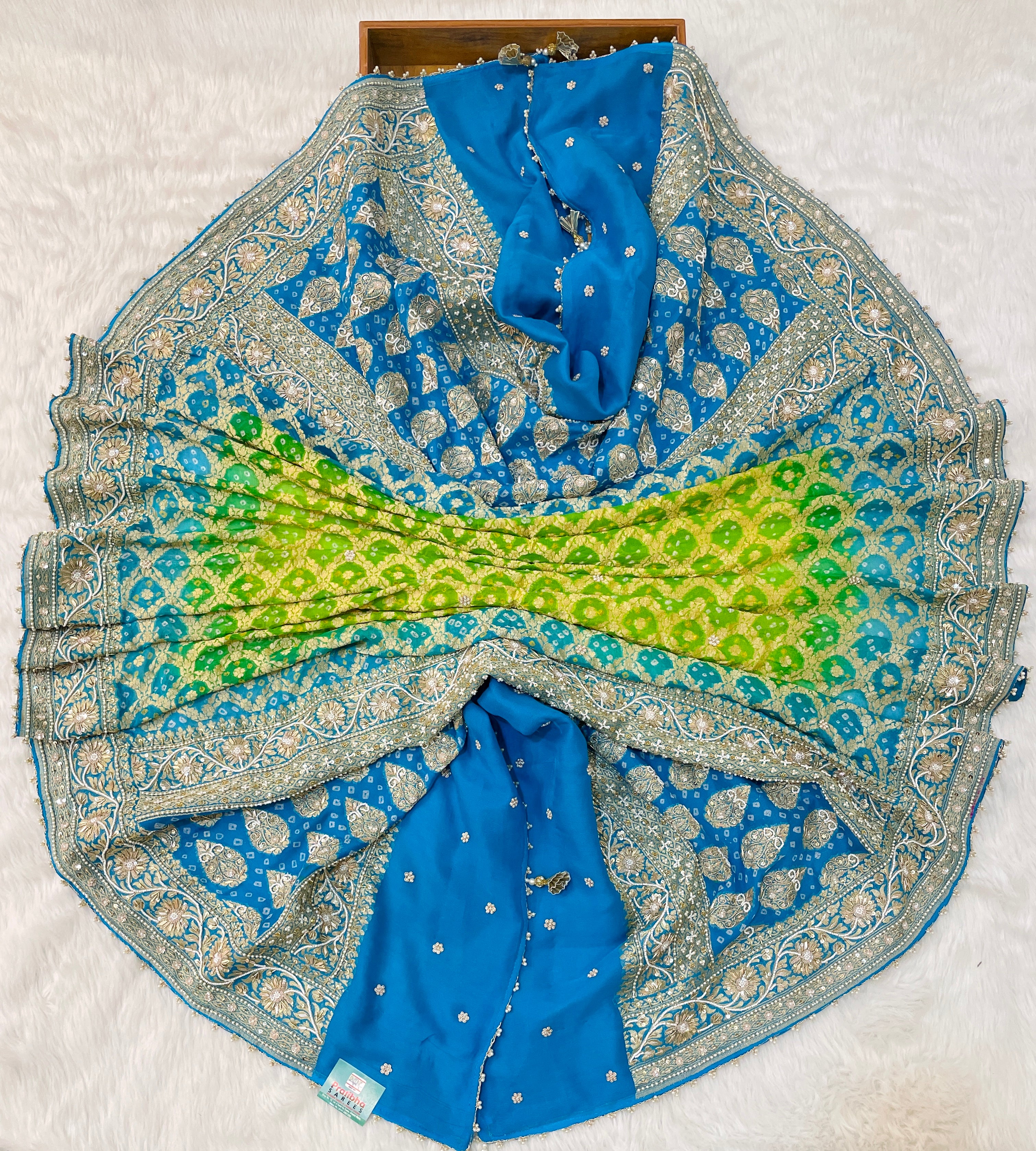 Saanvi Pure Khadi Georgette Dupatta