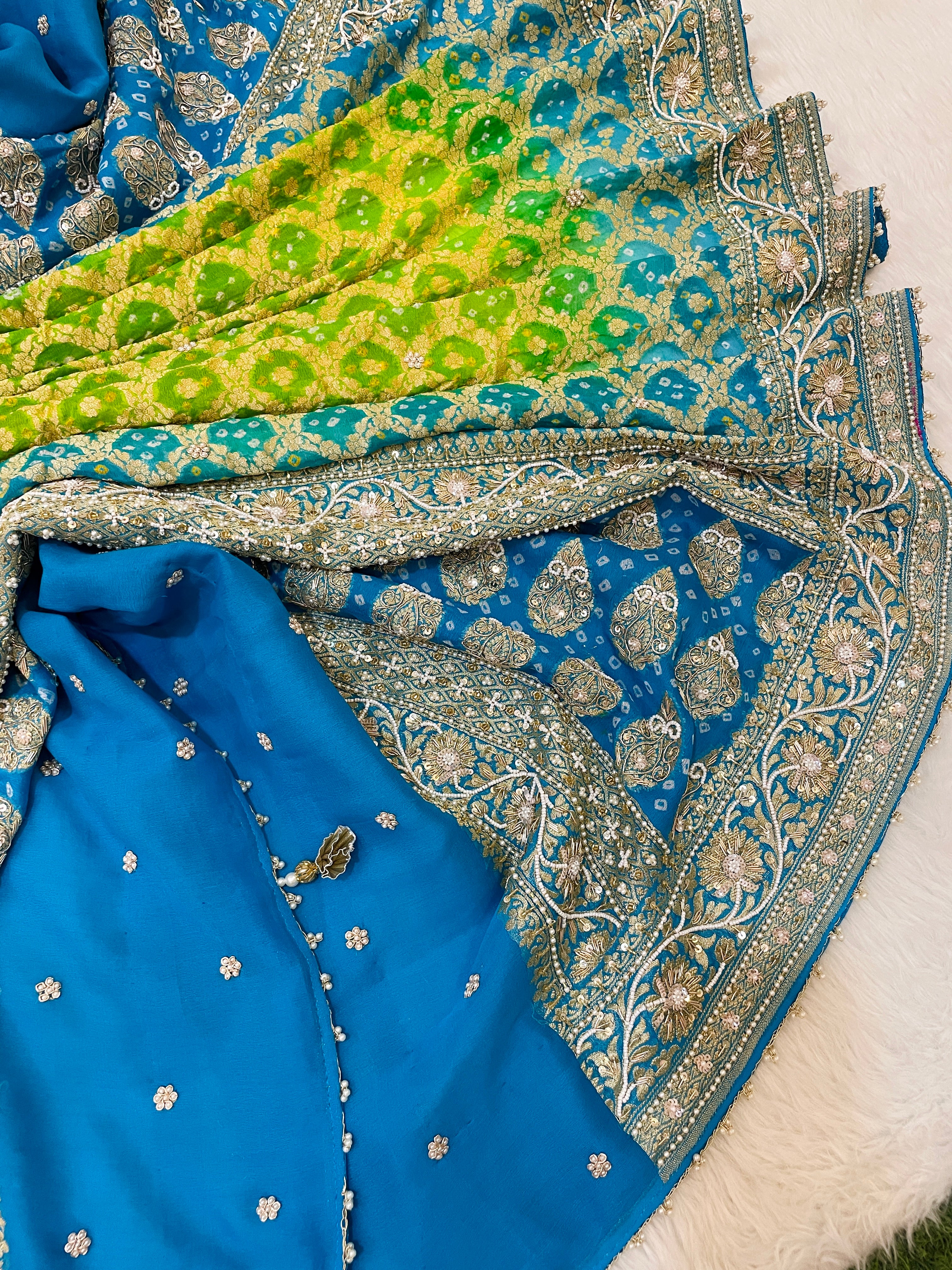 Saanvi Pure Khadi Georgette Dupatta