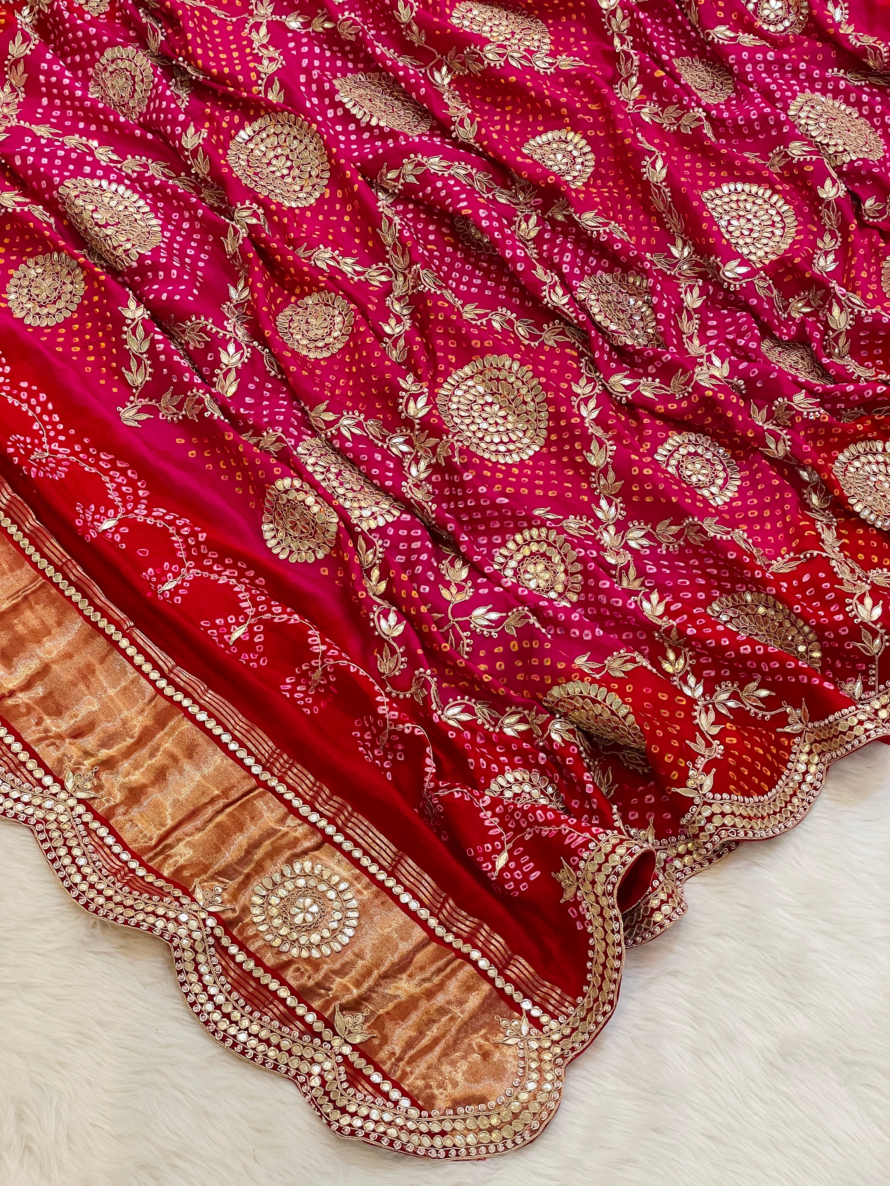 Manisha Pure Gajji Silk Dupatta