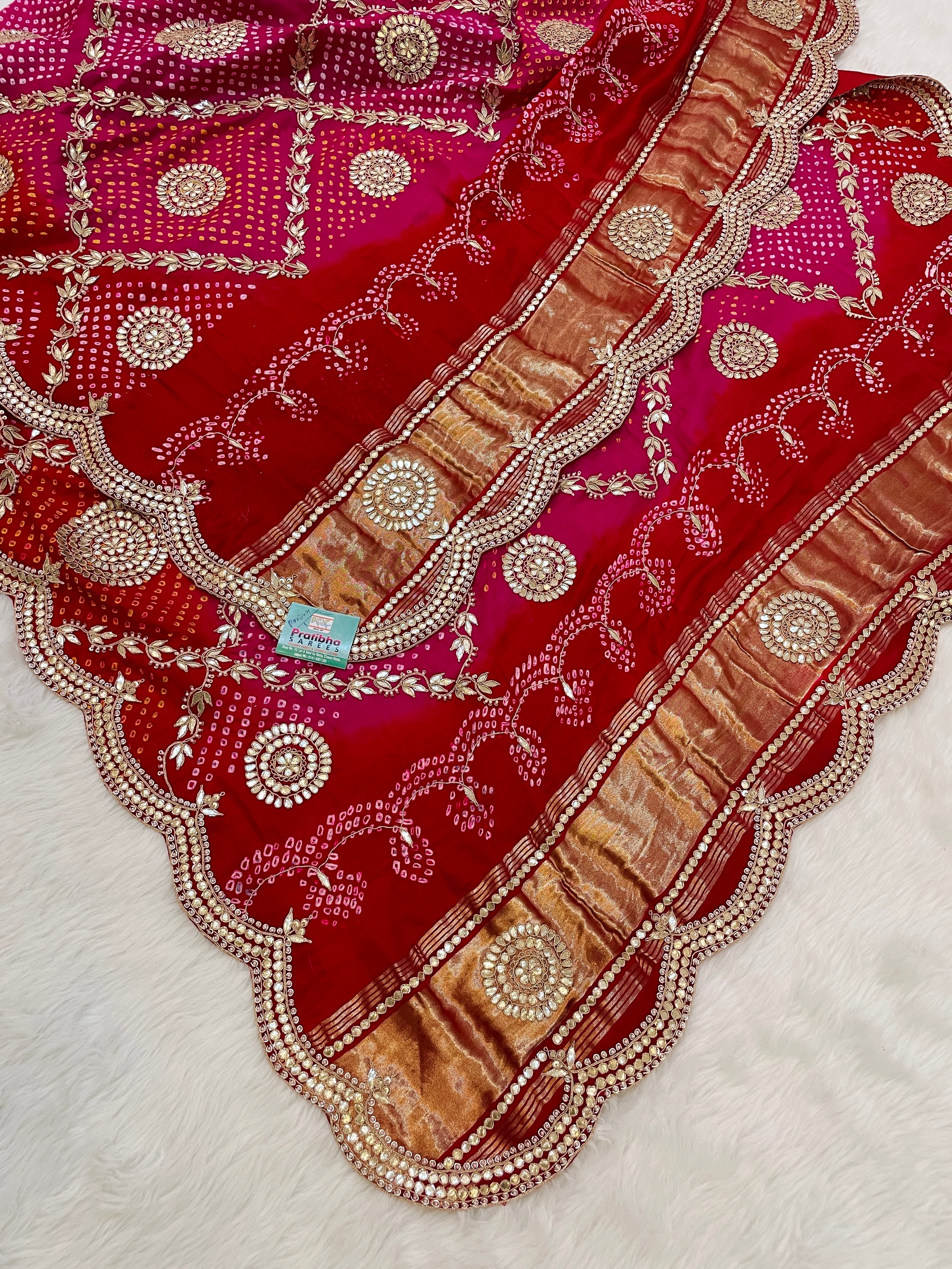 Manisha Pure Gajji Silk Dupatta