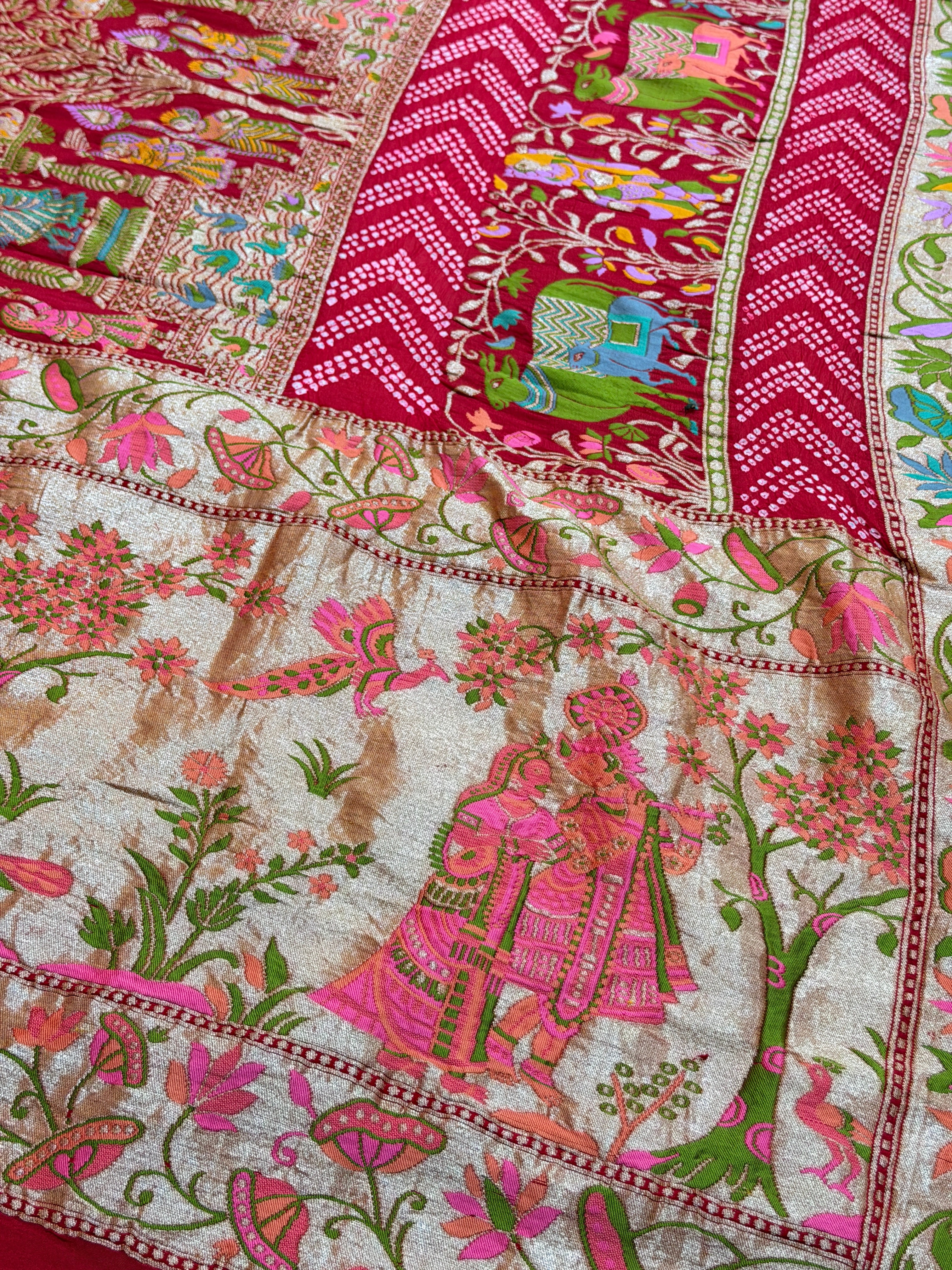 Radha Krishna Ultra Premium Rai Dana Dupatta