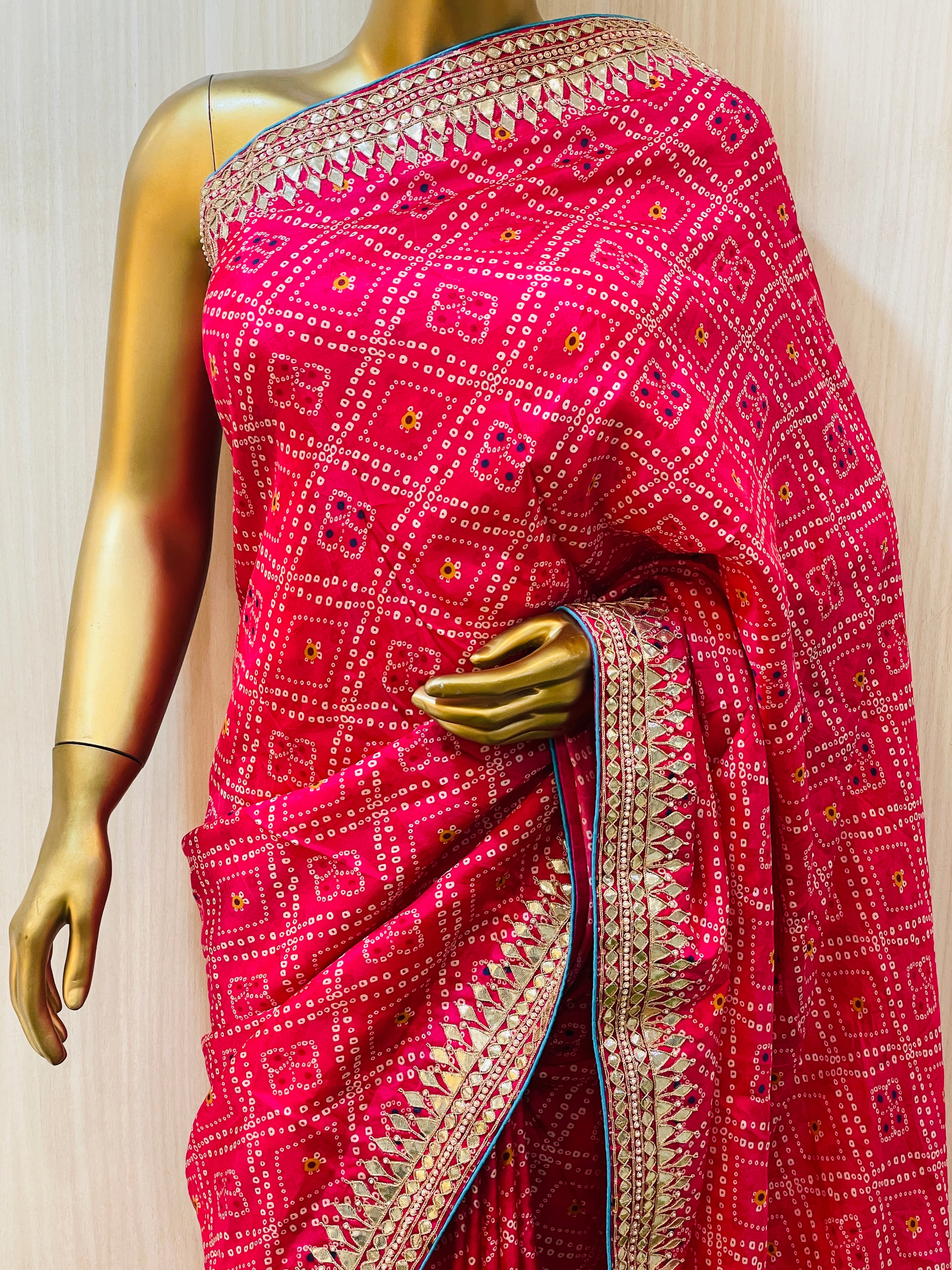 Samika Bandhani Saree