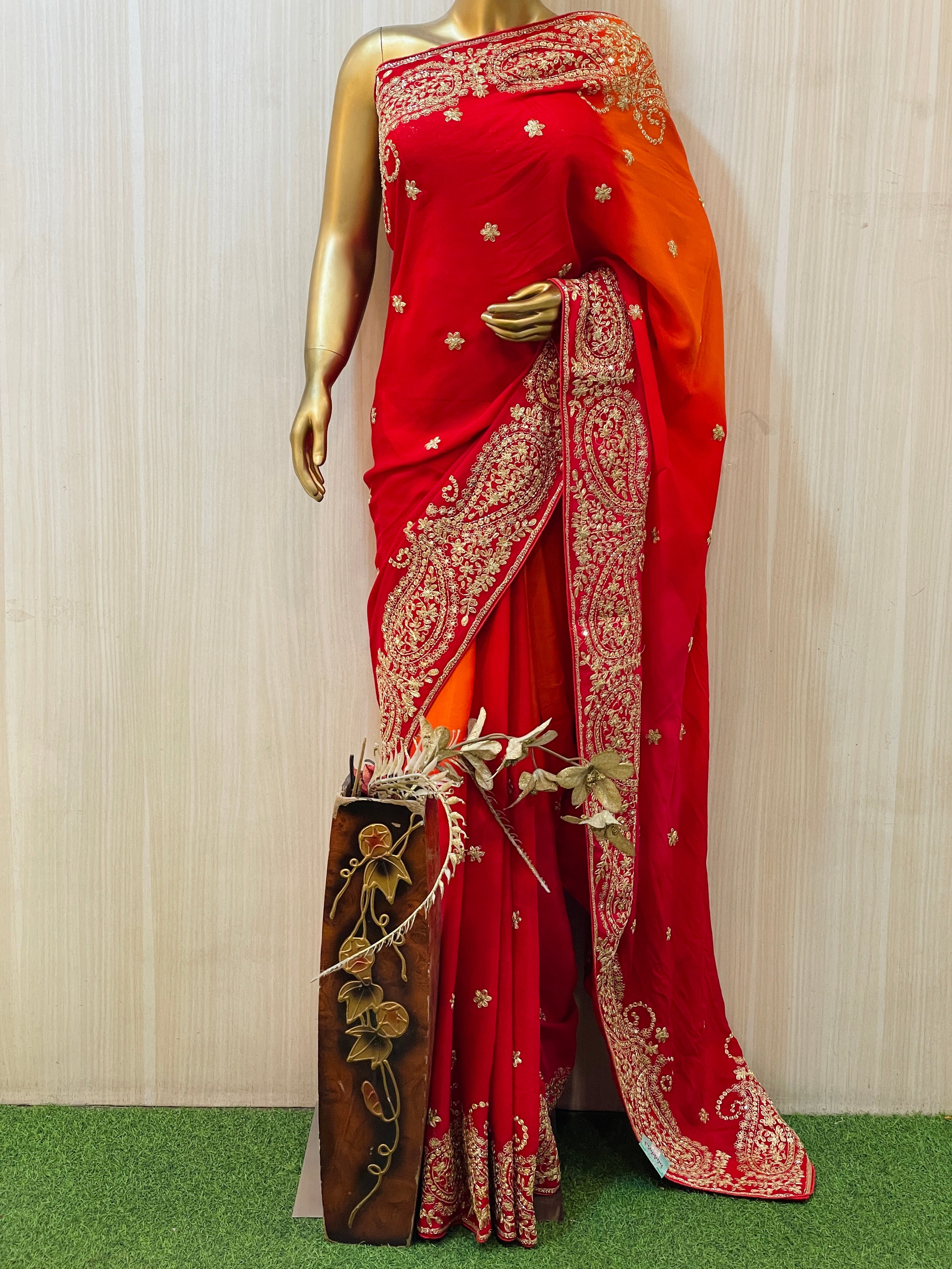 Abhishree Crepe Saree