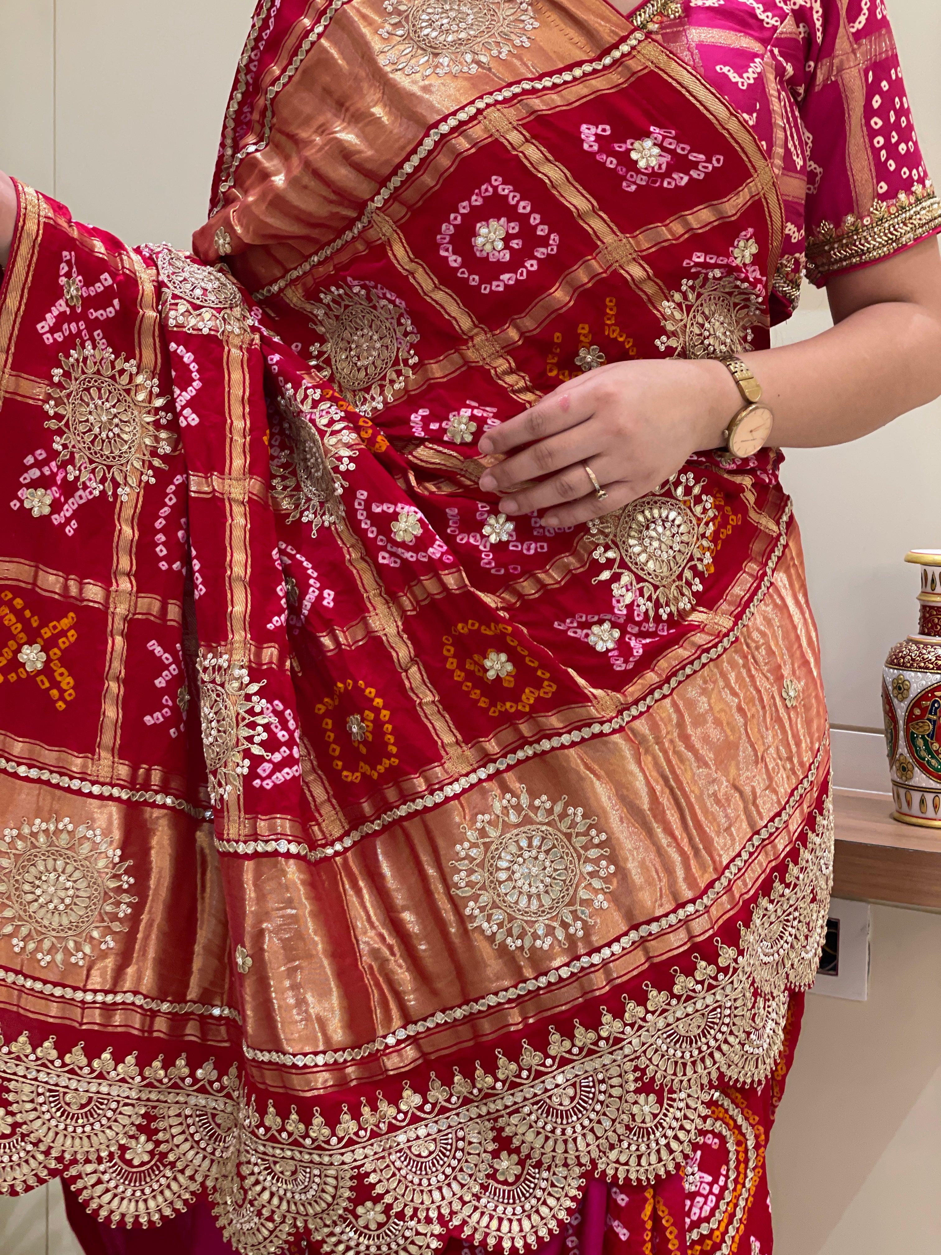 Harini Silk Bandhani Saree