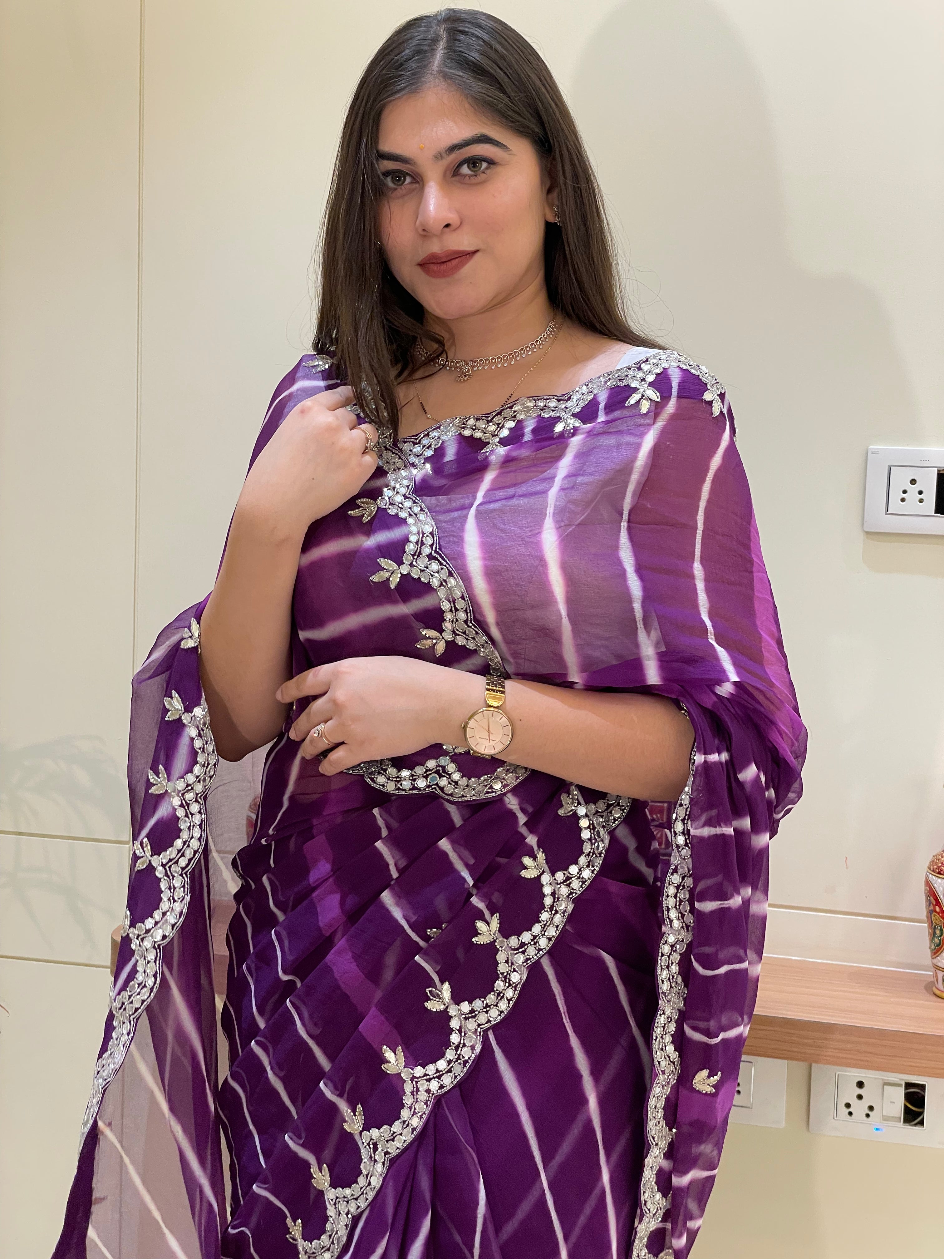 Teenu Leheriya Saree