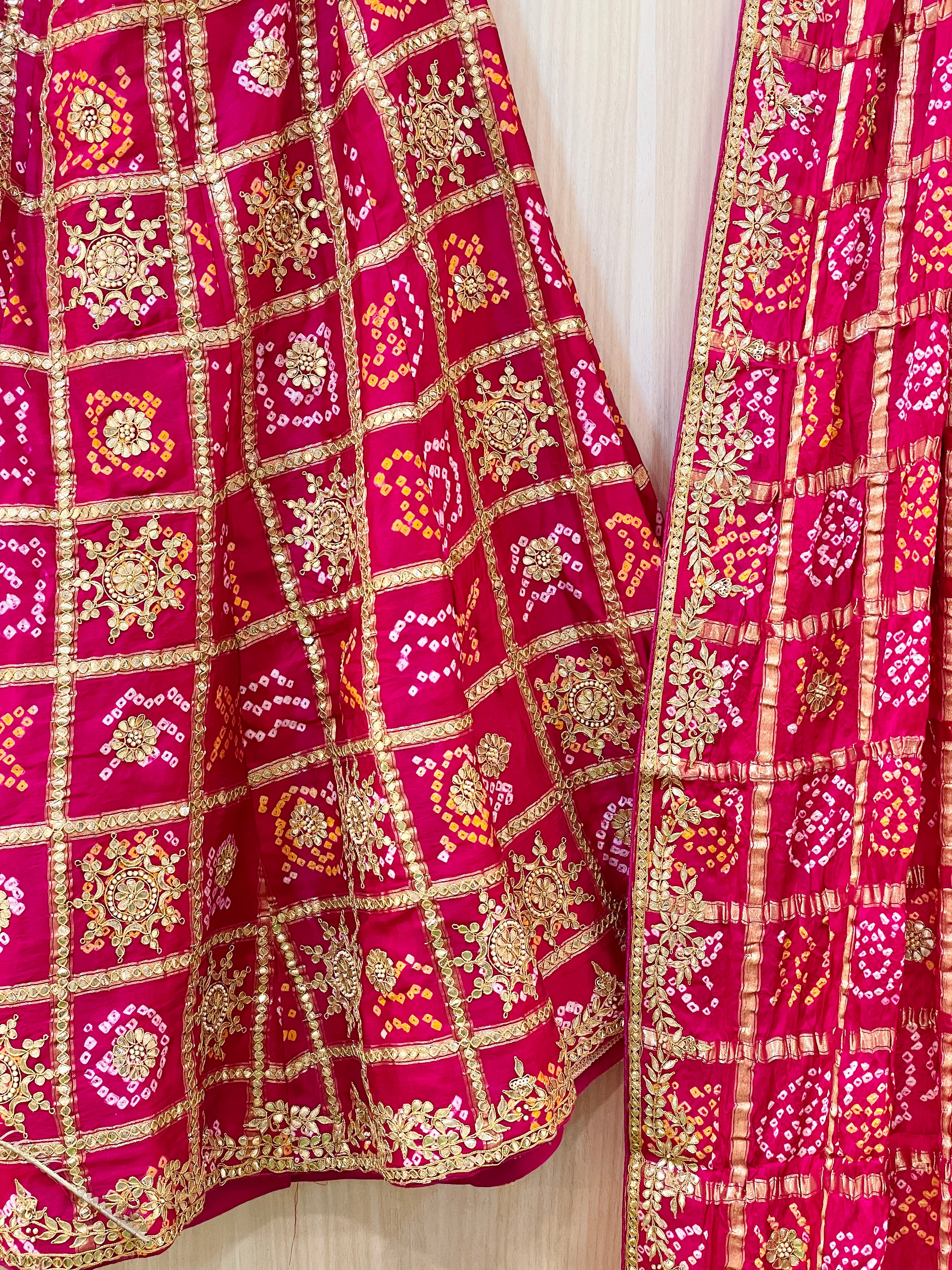 Tamana Gajji Silk Lehenga