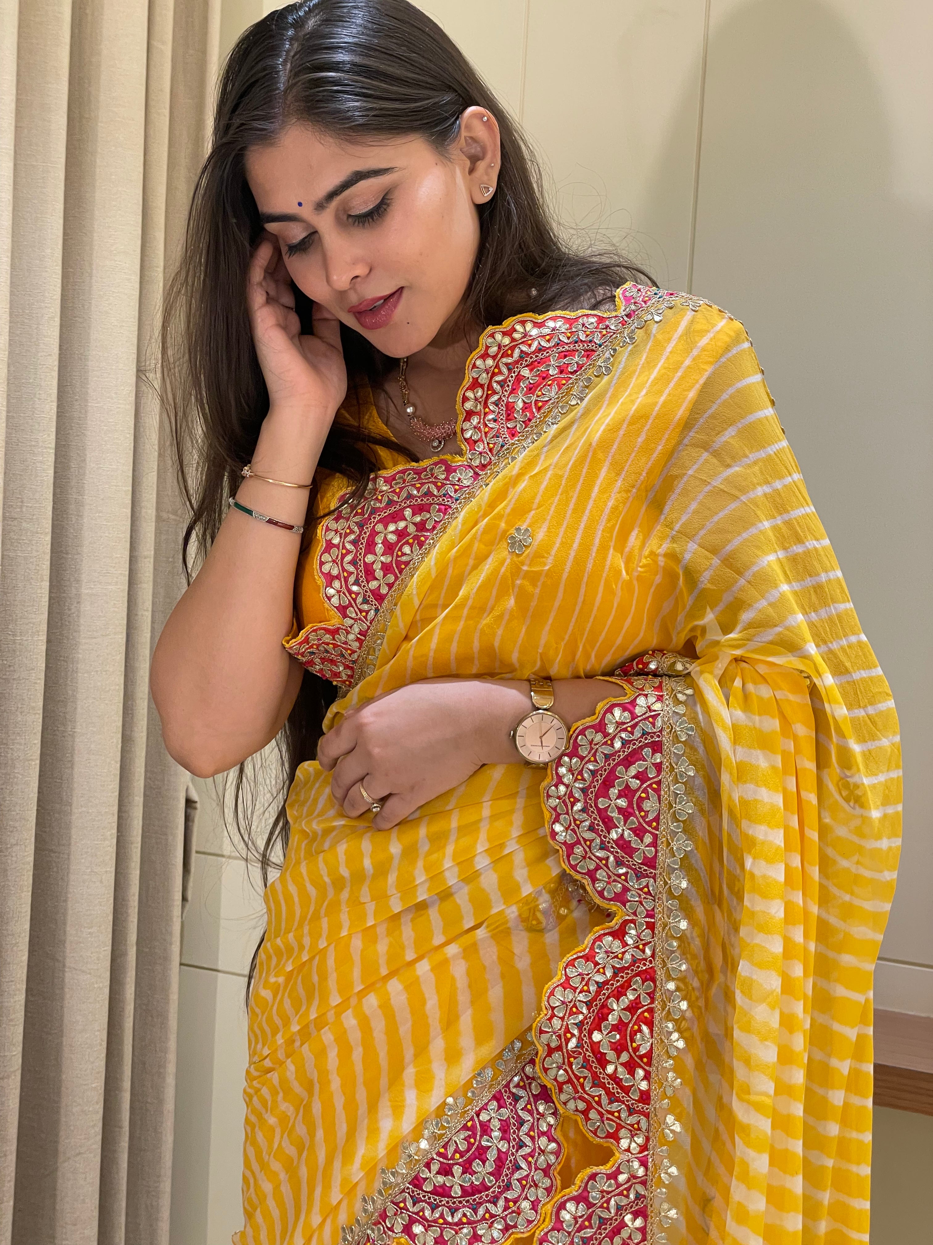 Mridula Leheriya Saree