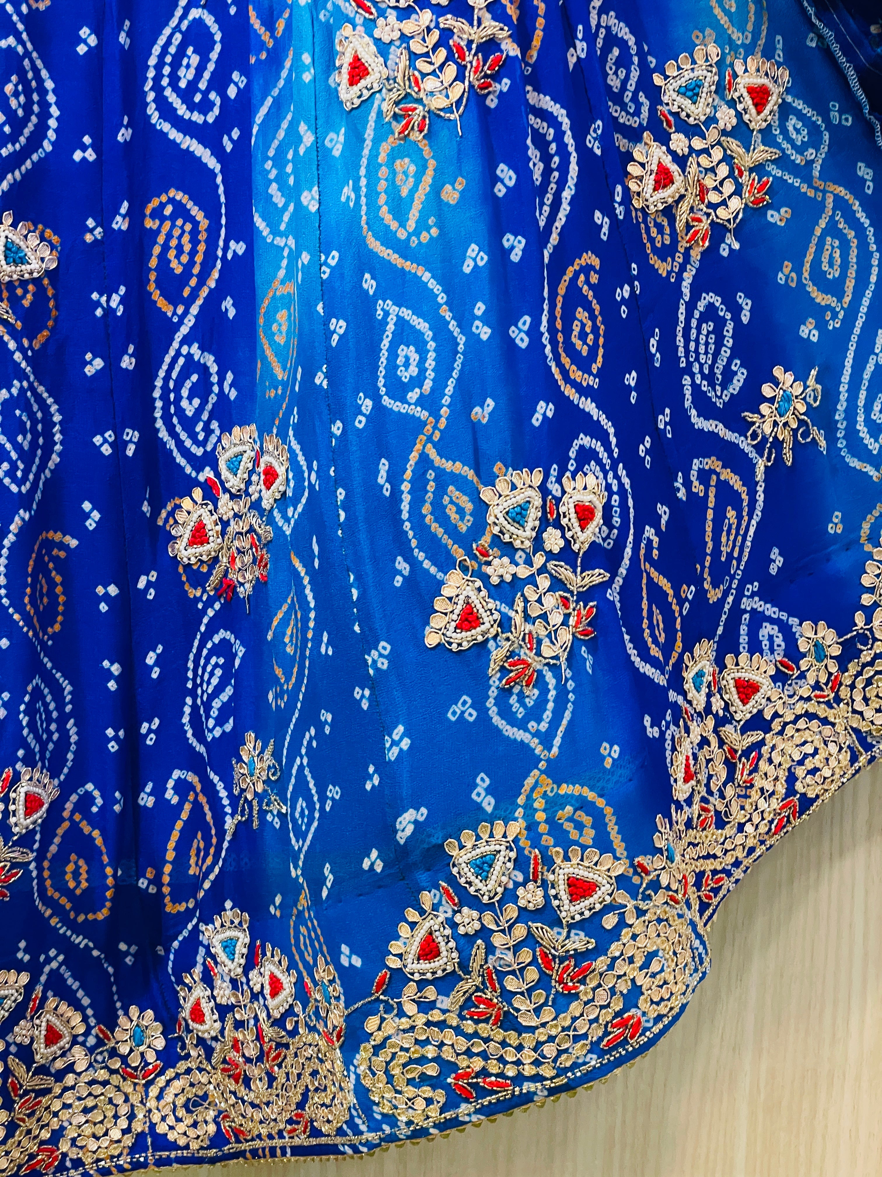 Chavi Bandhani Lehenga