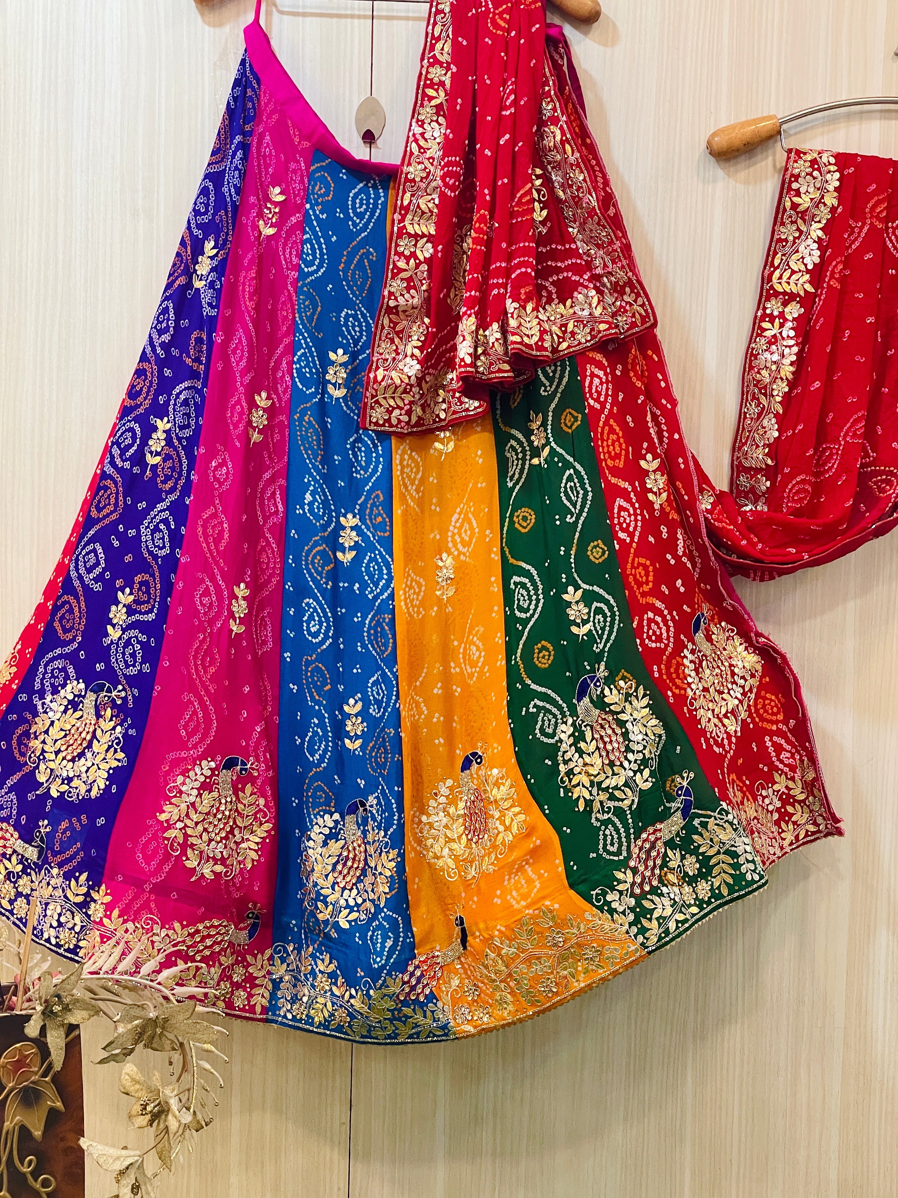 Prita Bandhani Lehenga