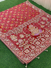 Shringar Ganesha Bandhani Meenakari Saree