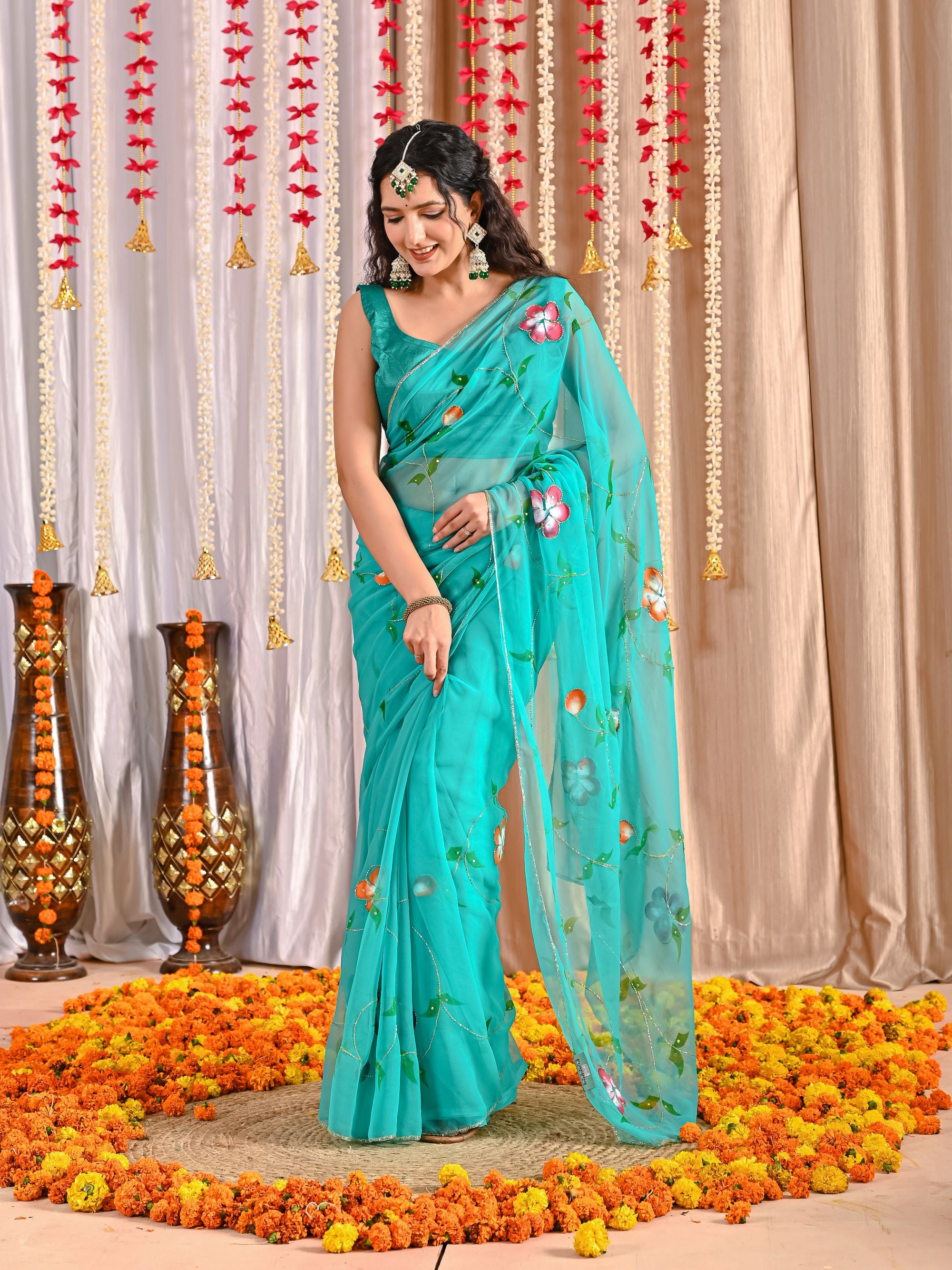 Viha Royal Crepe Saree