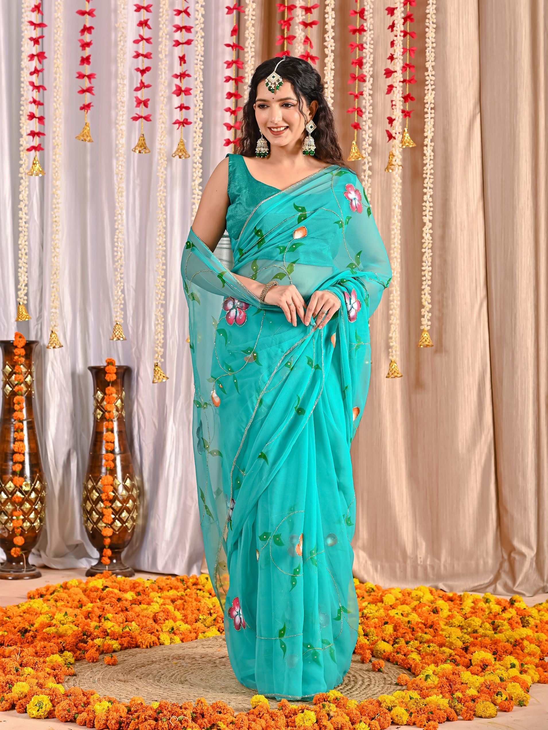 Viha Royal Crepe Saree
