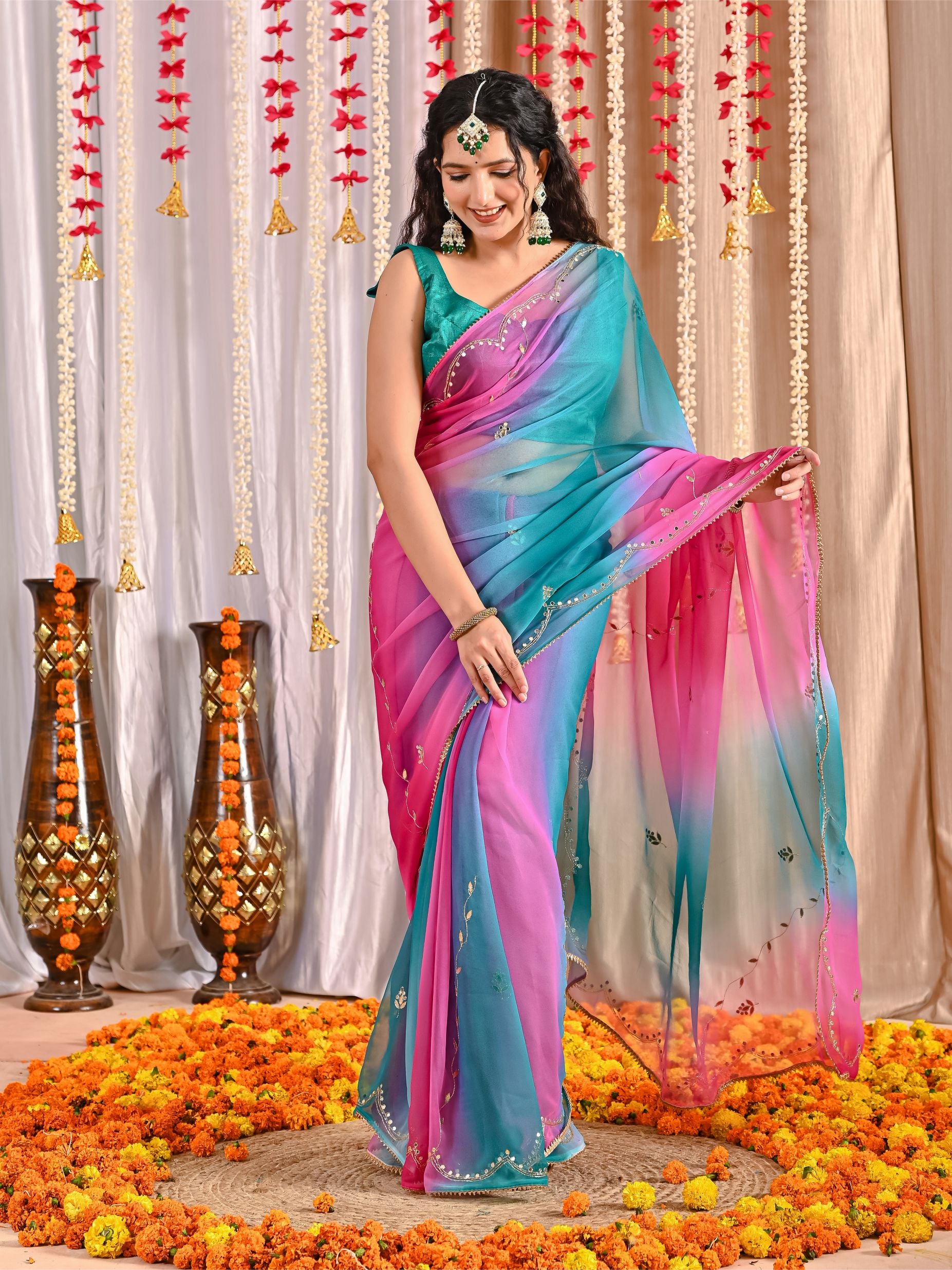 Prisha Royal Georgette Saree