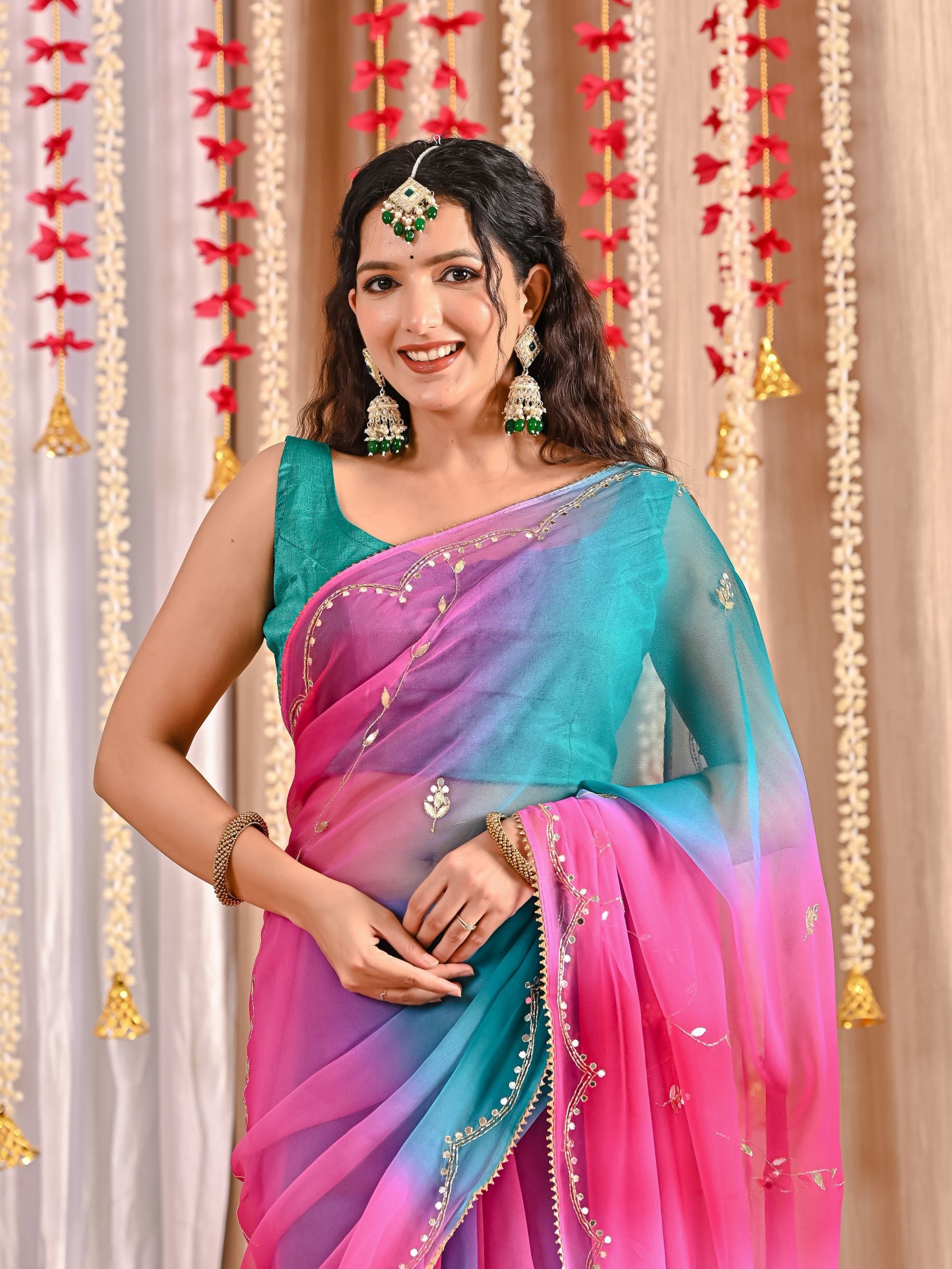 Prisha Royal Georgette Saree